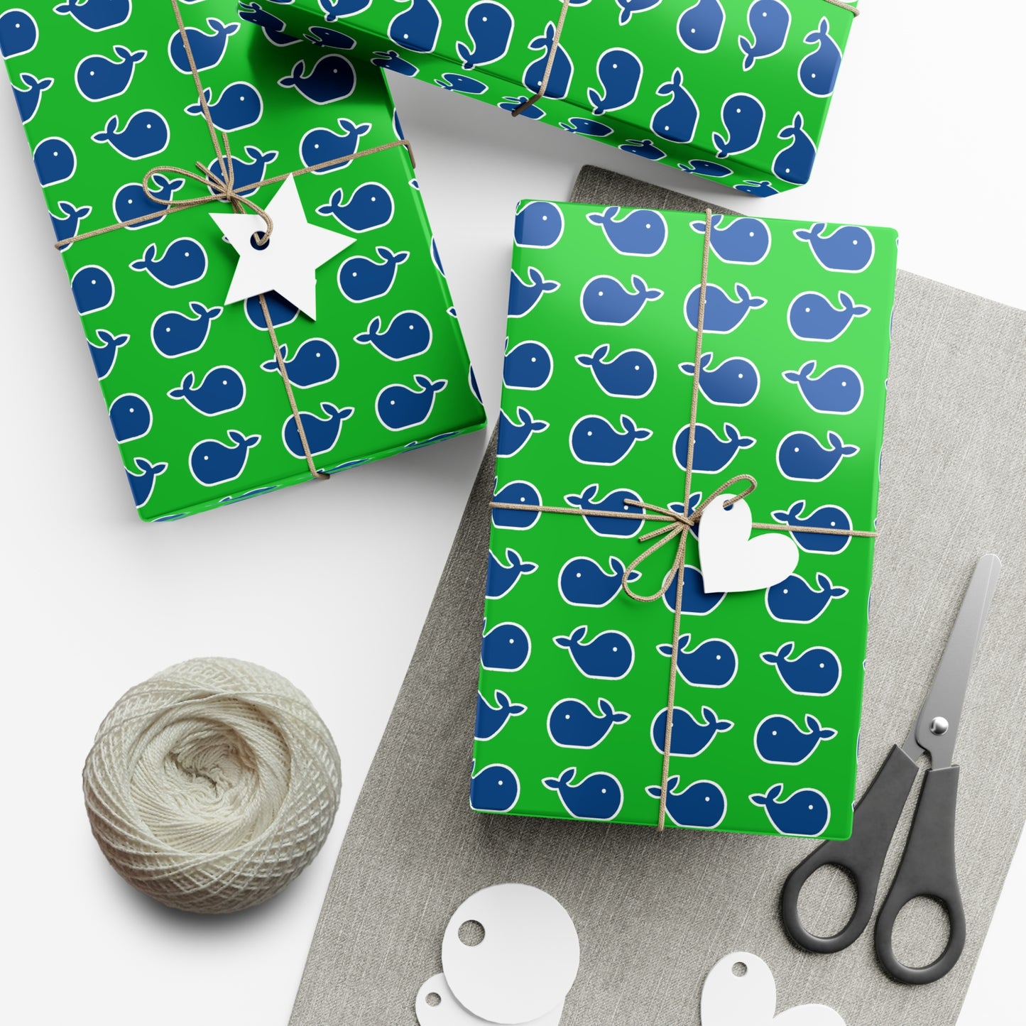 Whale Pattern Gift Wrap
