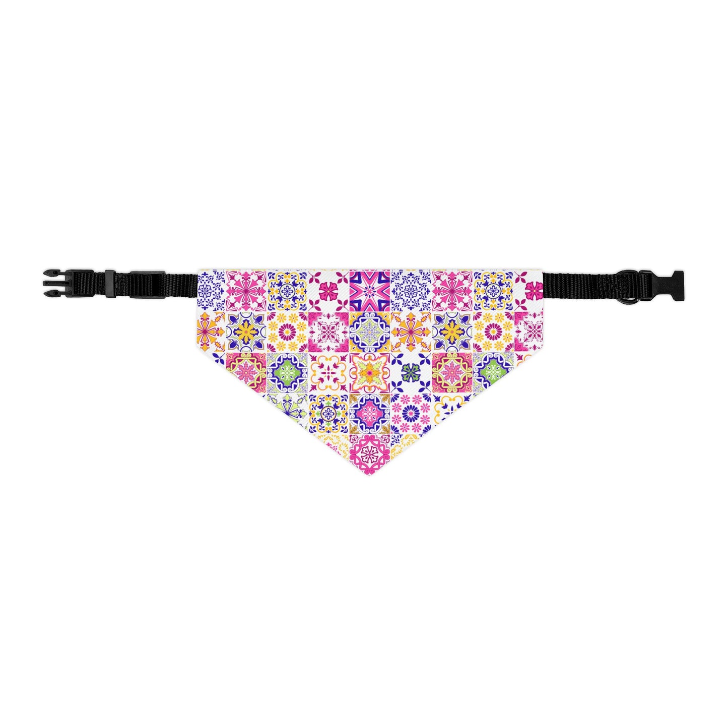 Tiled Pet Bandana Collar