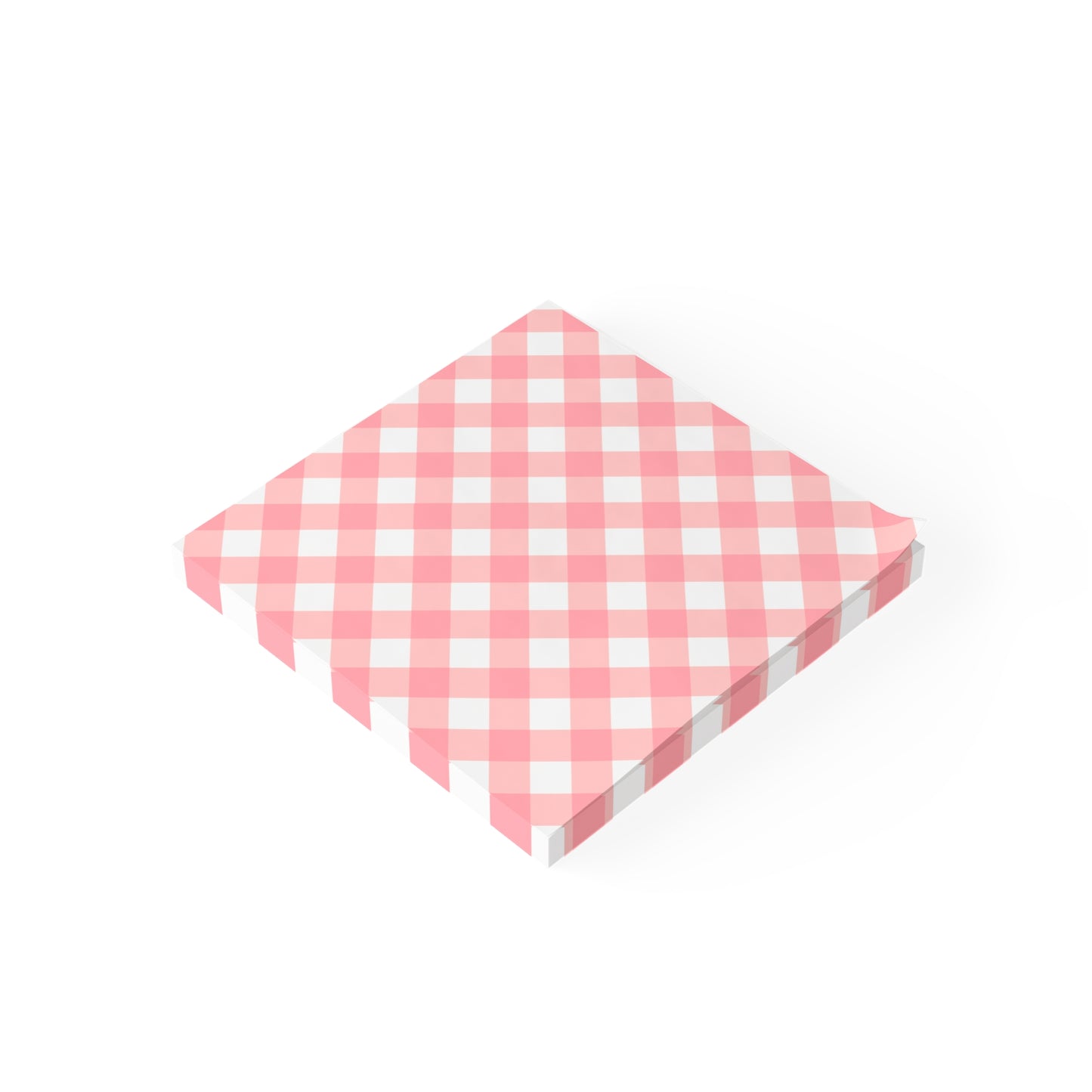 Preppy Peach Gingham Key Post-it® Note Pads