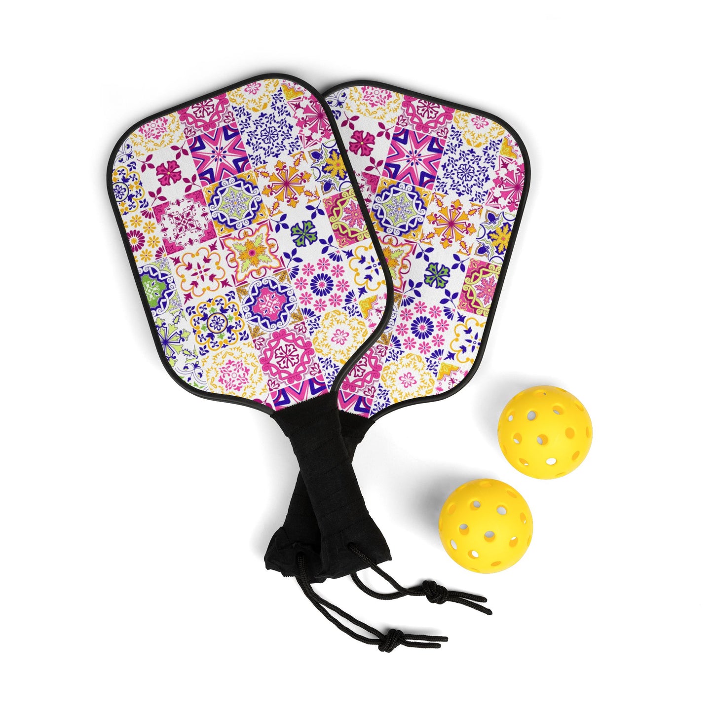 Tiled Pickleball Paddle Set