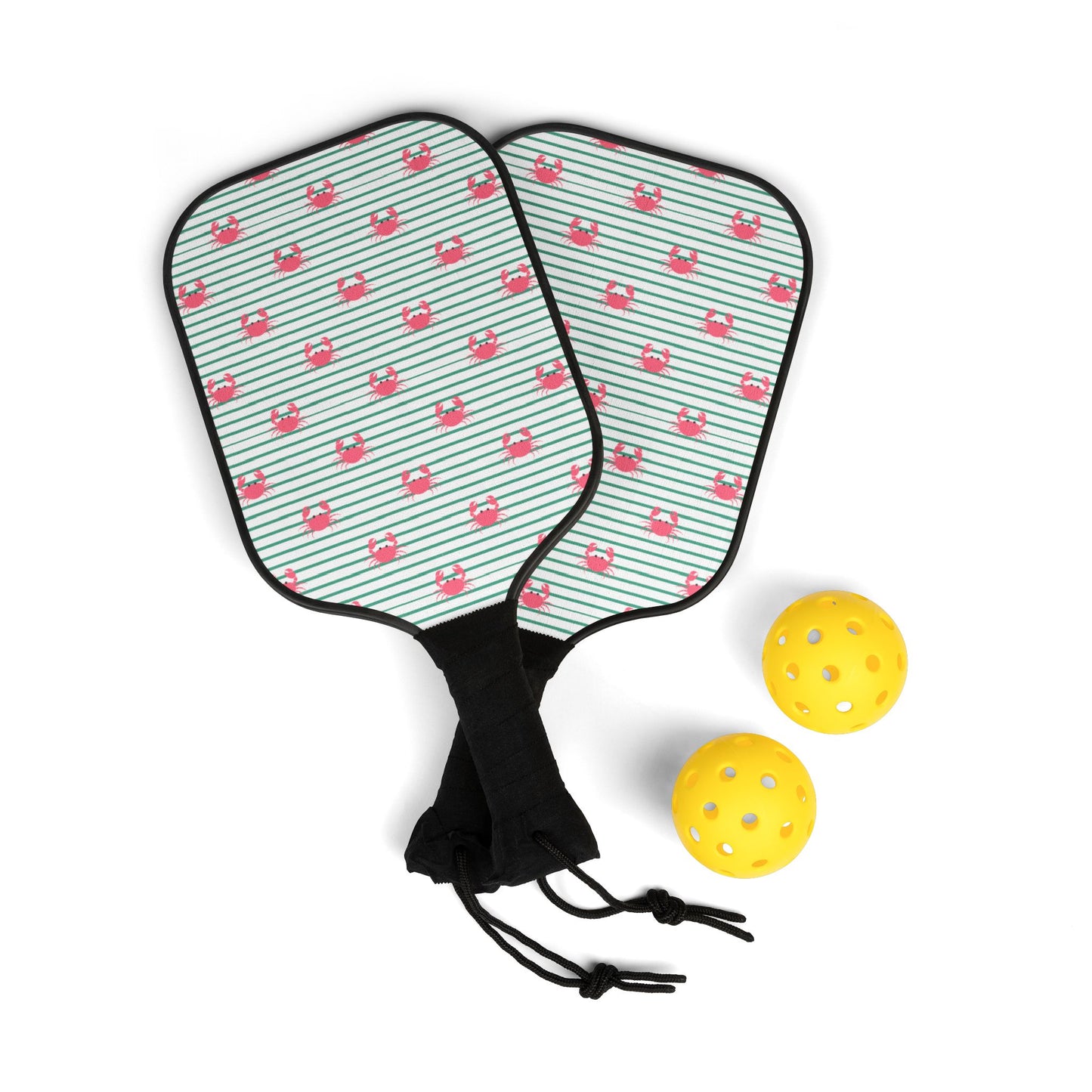 Cute Crabs Pickleball Paddle Set