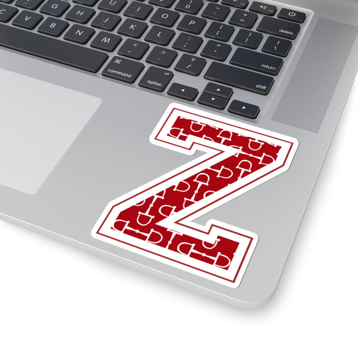 Equestrian Letter Z Kiss Cut Sticker
