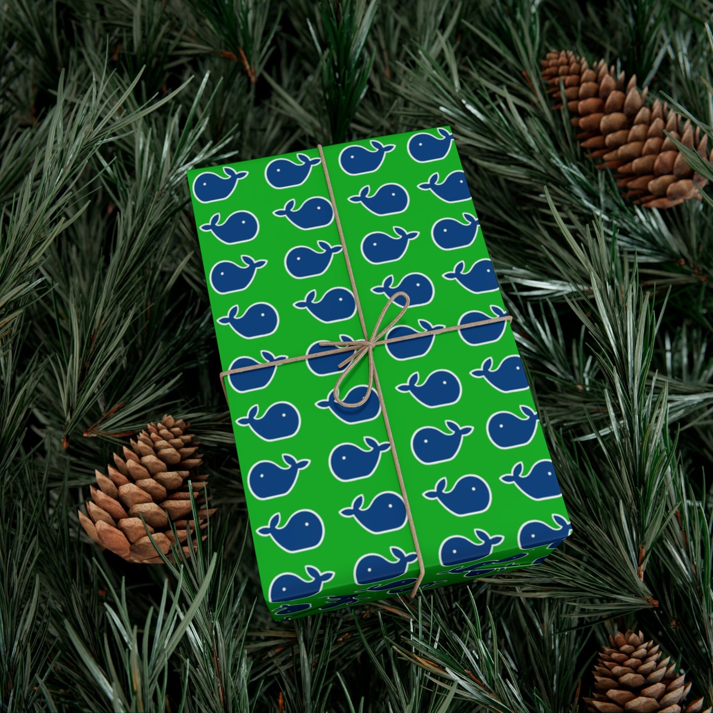 Whale Pattern Gift Wrap