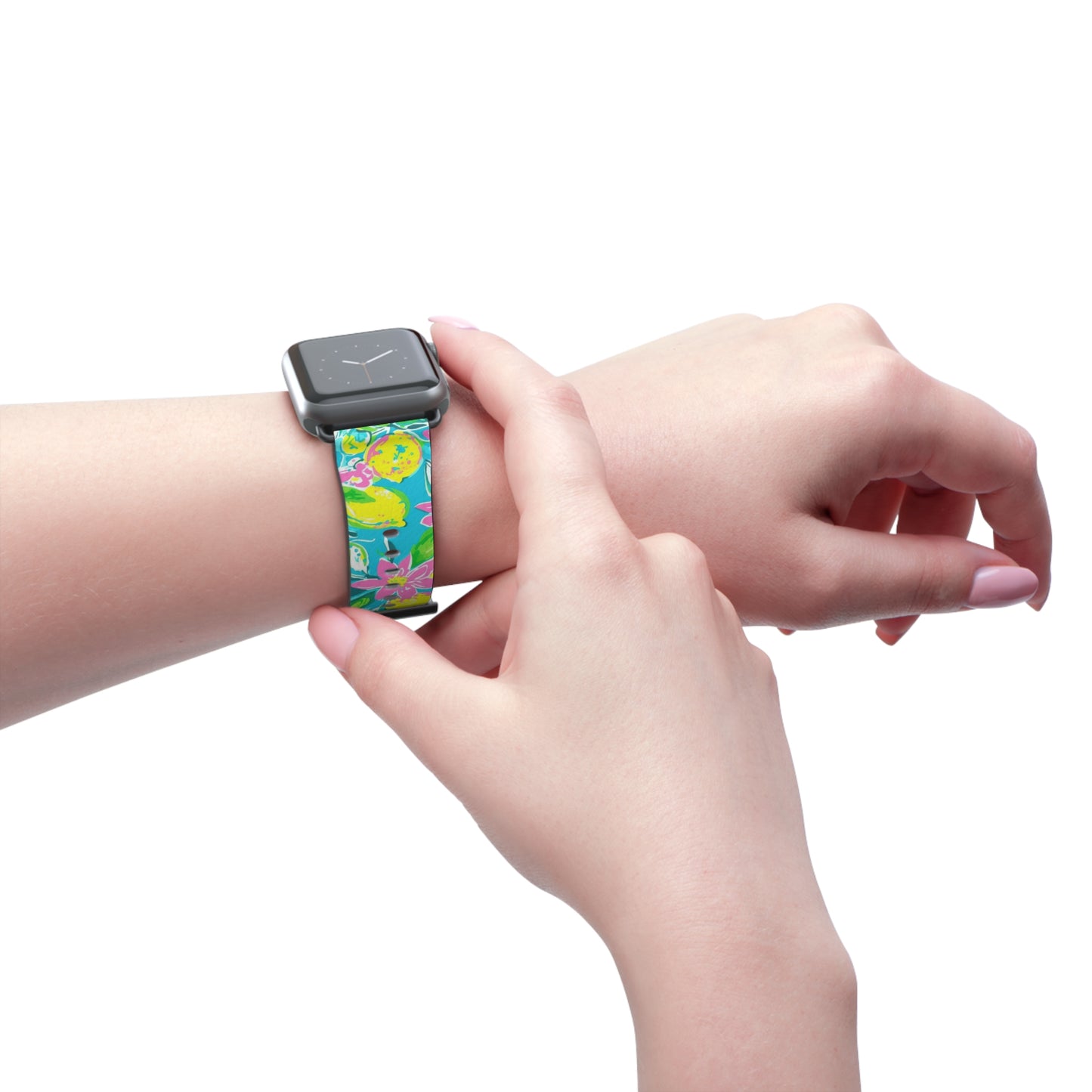 Lemon Floral Watch Band