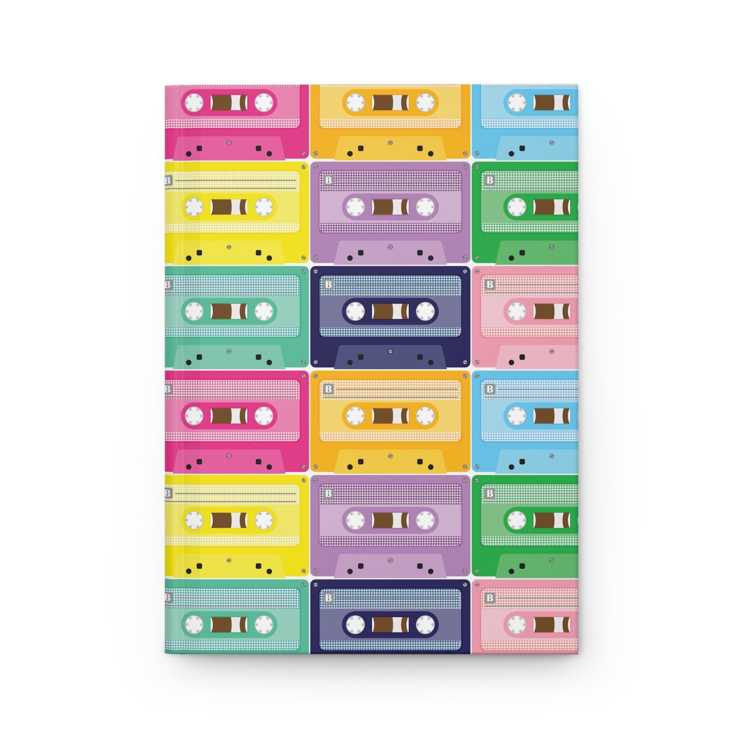 Cassette Tapes Hardcover Journal
