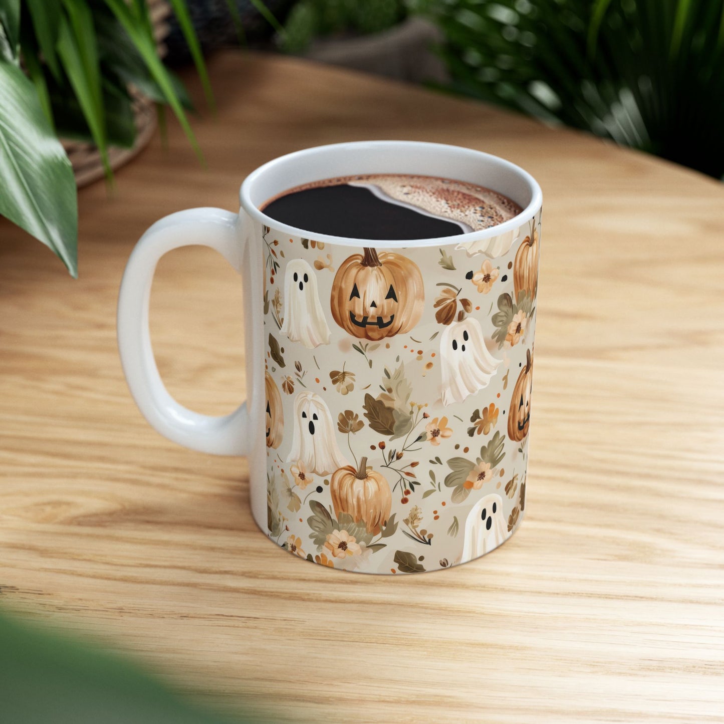 Boho Halloween Ceramic Mug