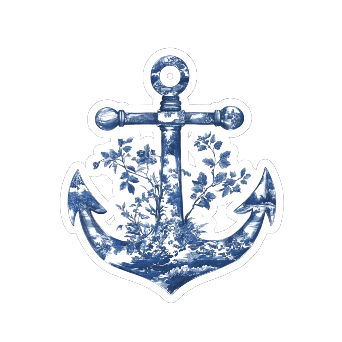 Nautical Anchor Kiss-Cut Stickers