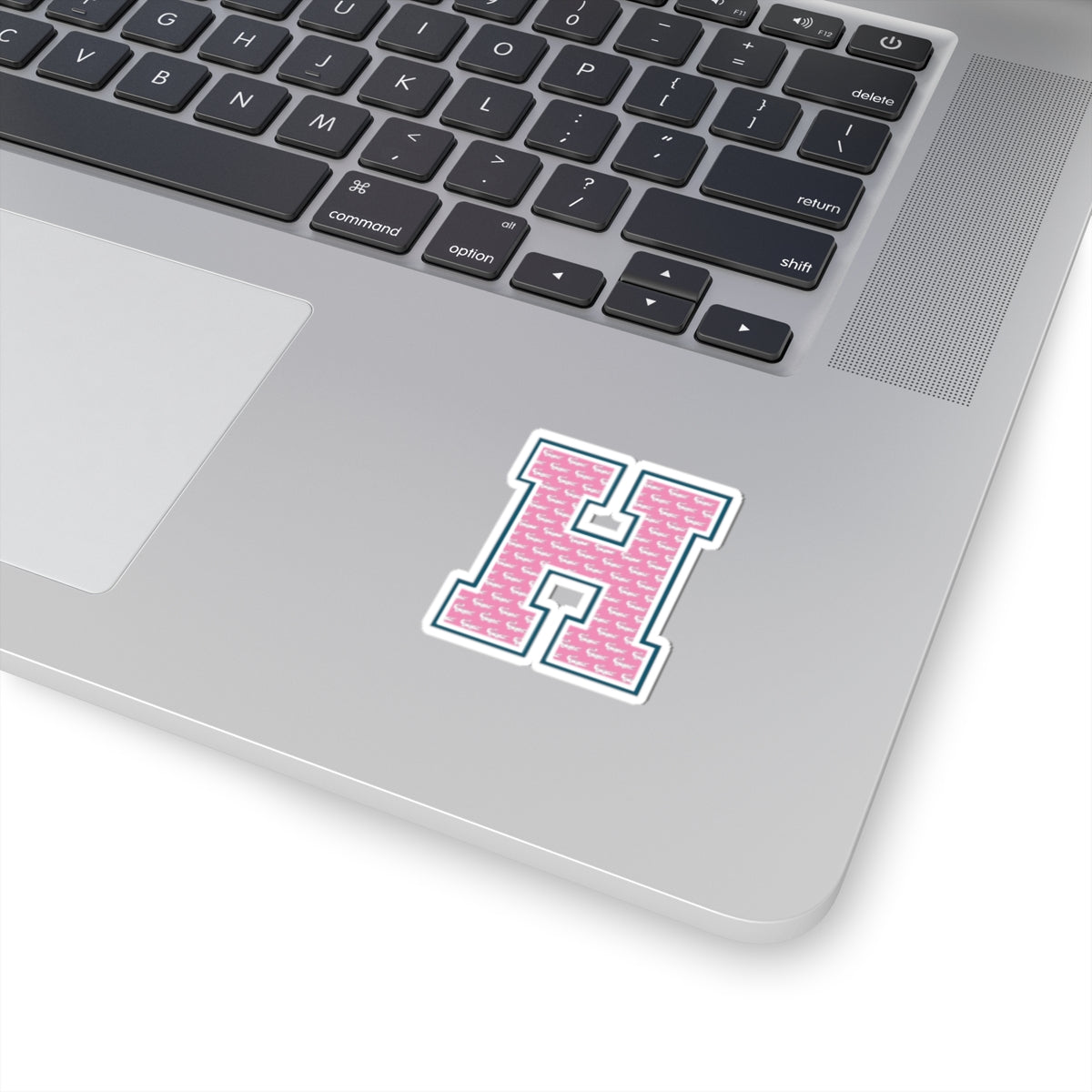 Preppy Letter H Kiss Cut Sticker