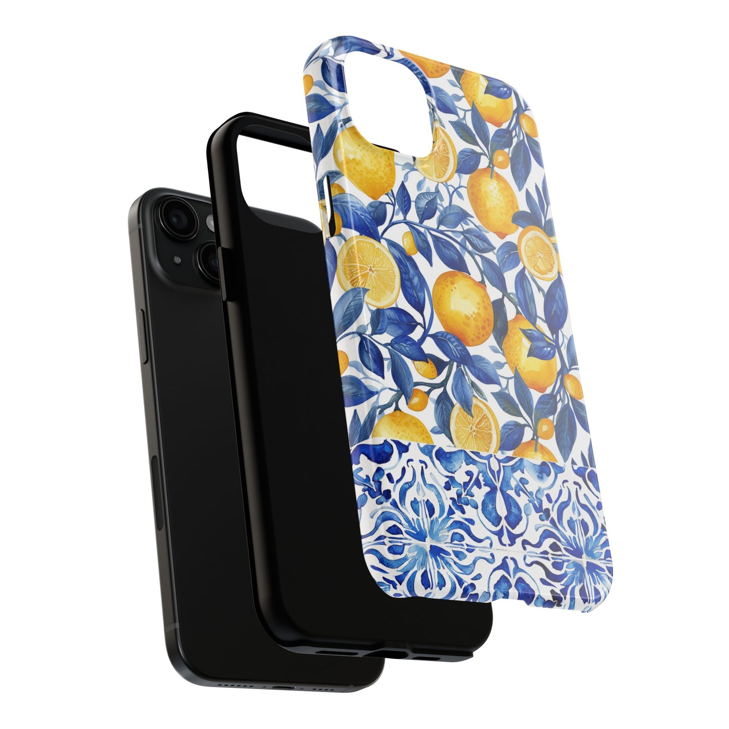 Lemons & Tiles Tough Phone Case