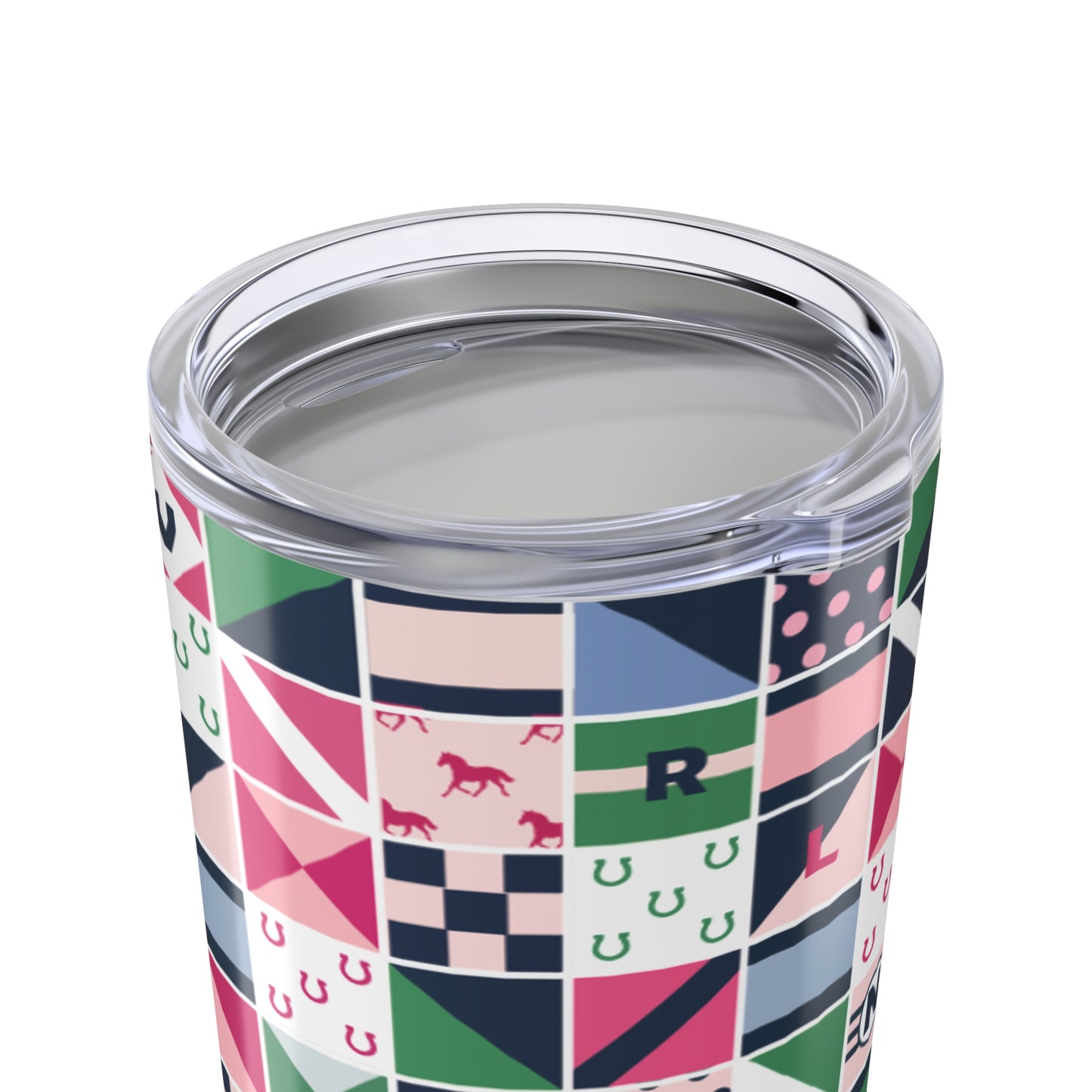 Equestrian Patchwork 20oz Tumbler