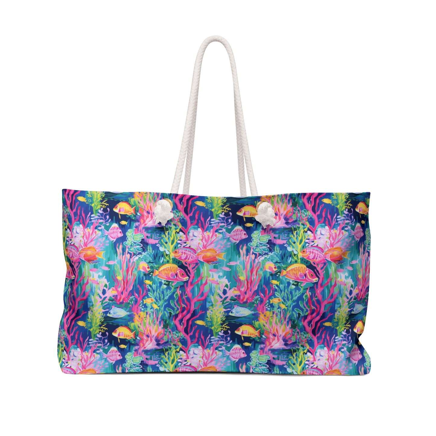 Watercolor Fish Weekender Bag