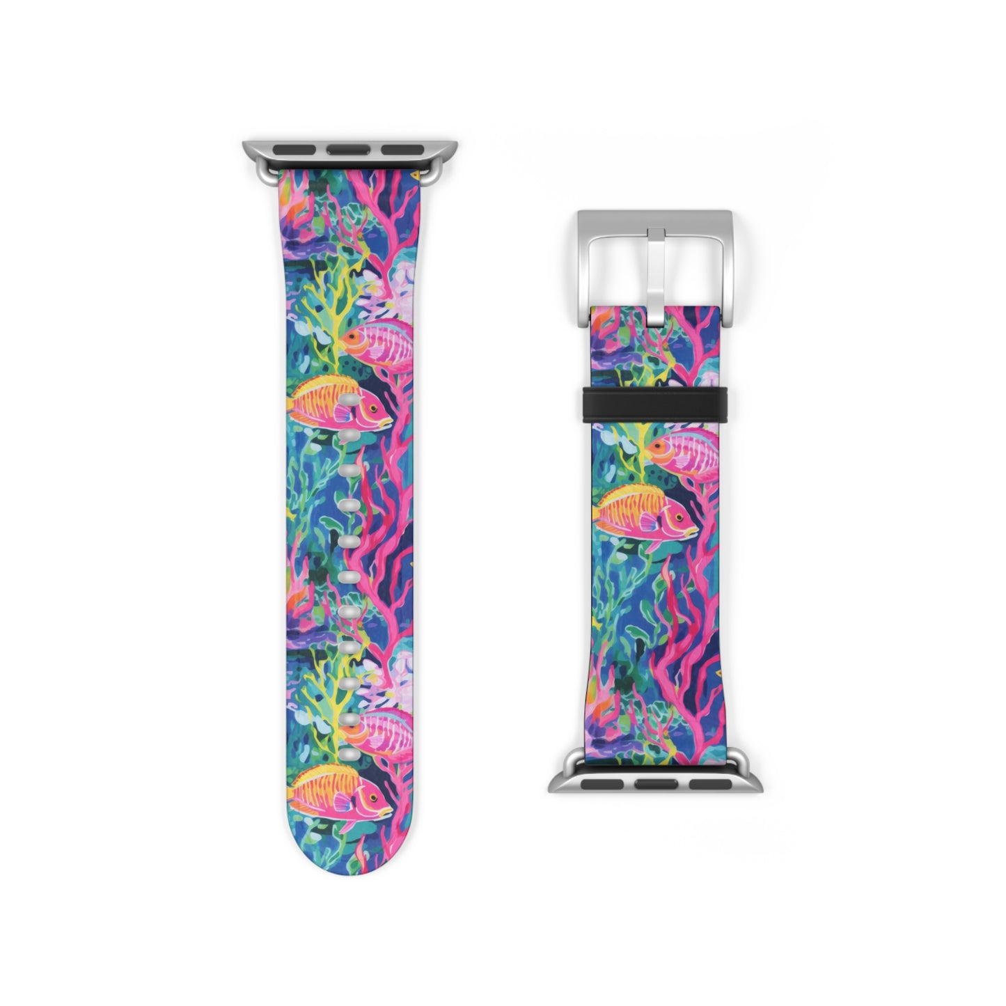 Watercolor Fish Watch Band
