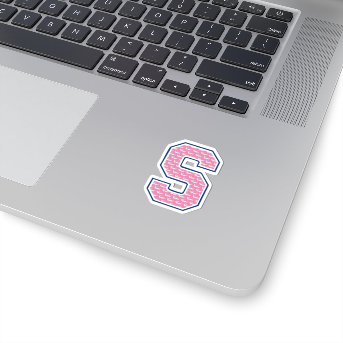 Preppy Letter S Kiss Cut Sticker