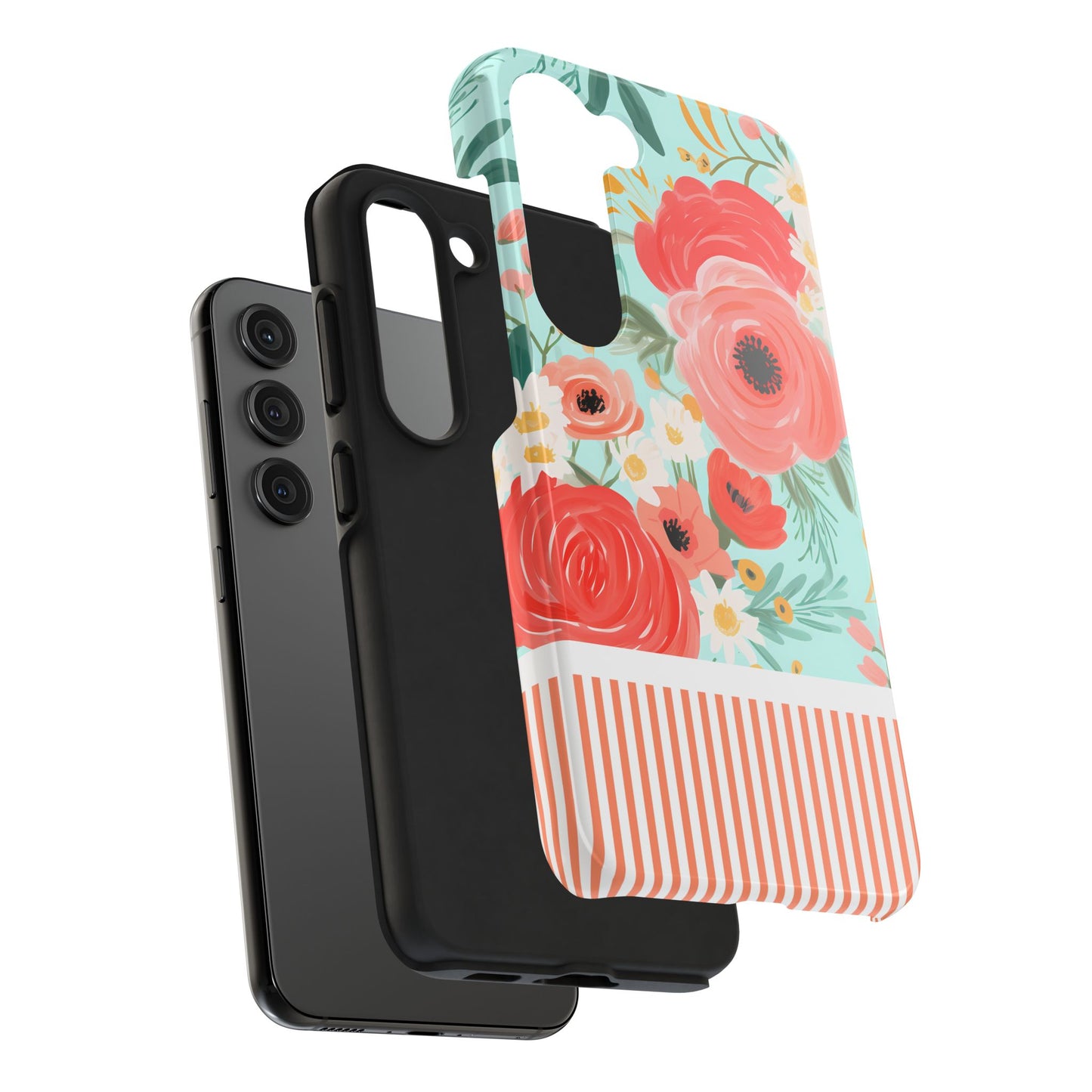 Coral FloralTough Phone Case