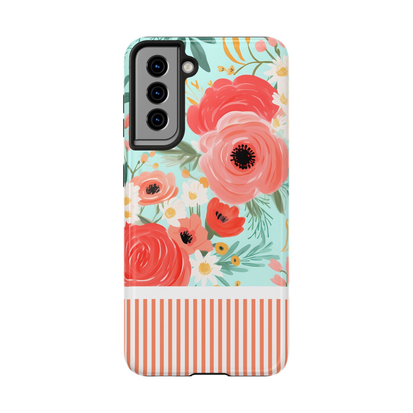 Coral FloralTough Phone Case