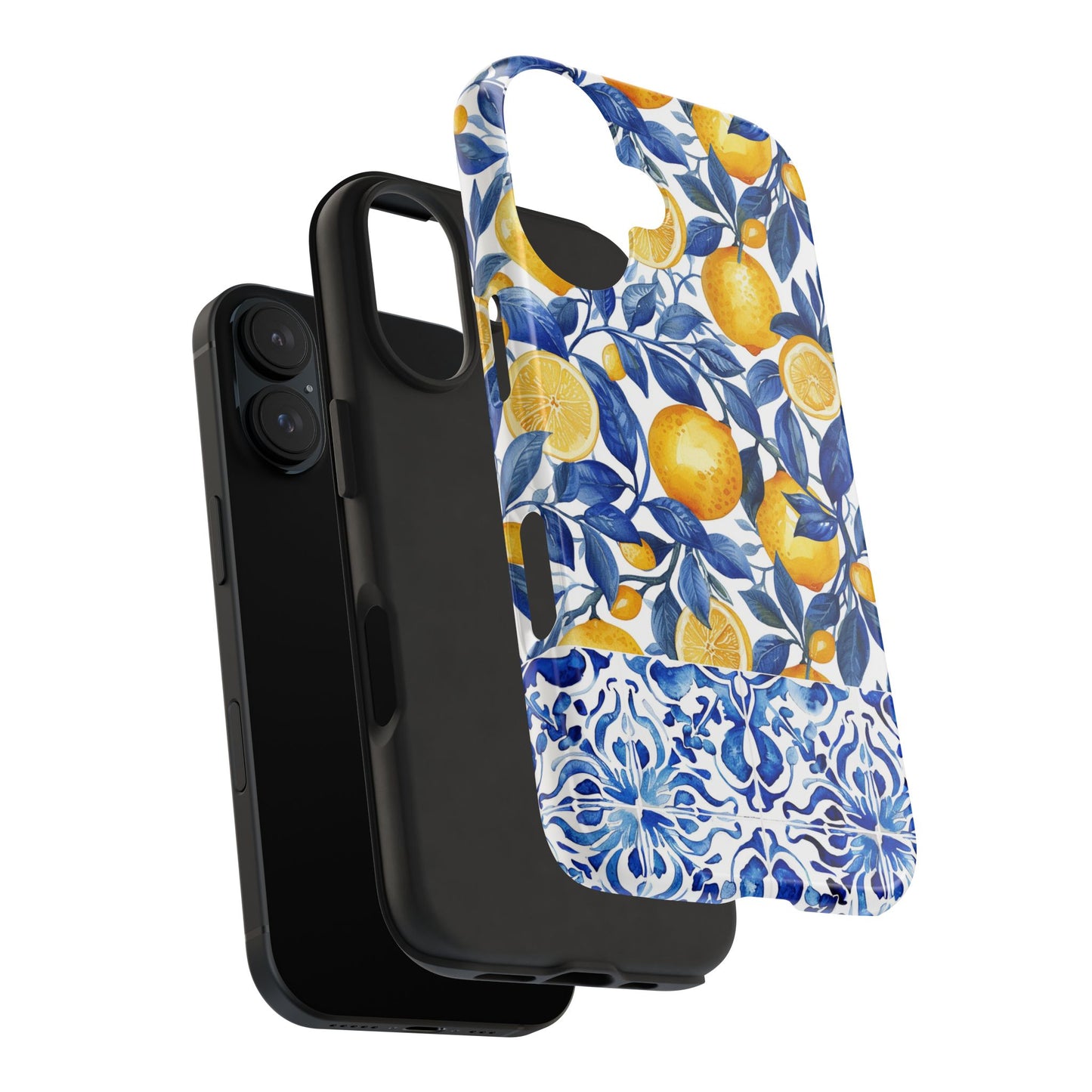 Lemons & Tiles Tough Phone Case