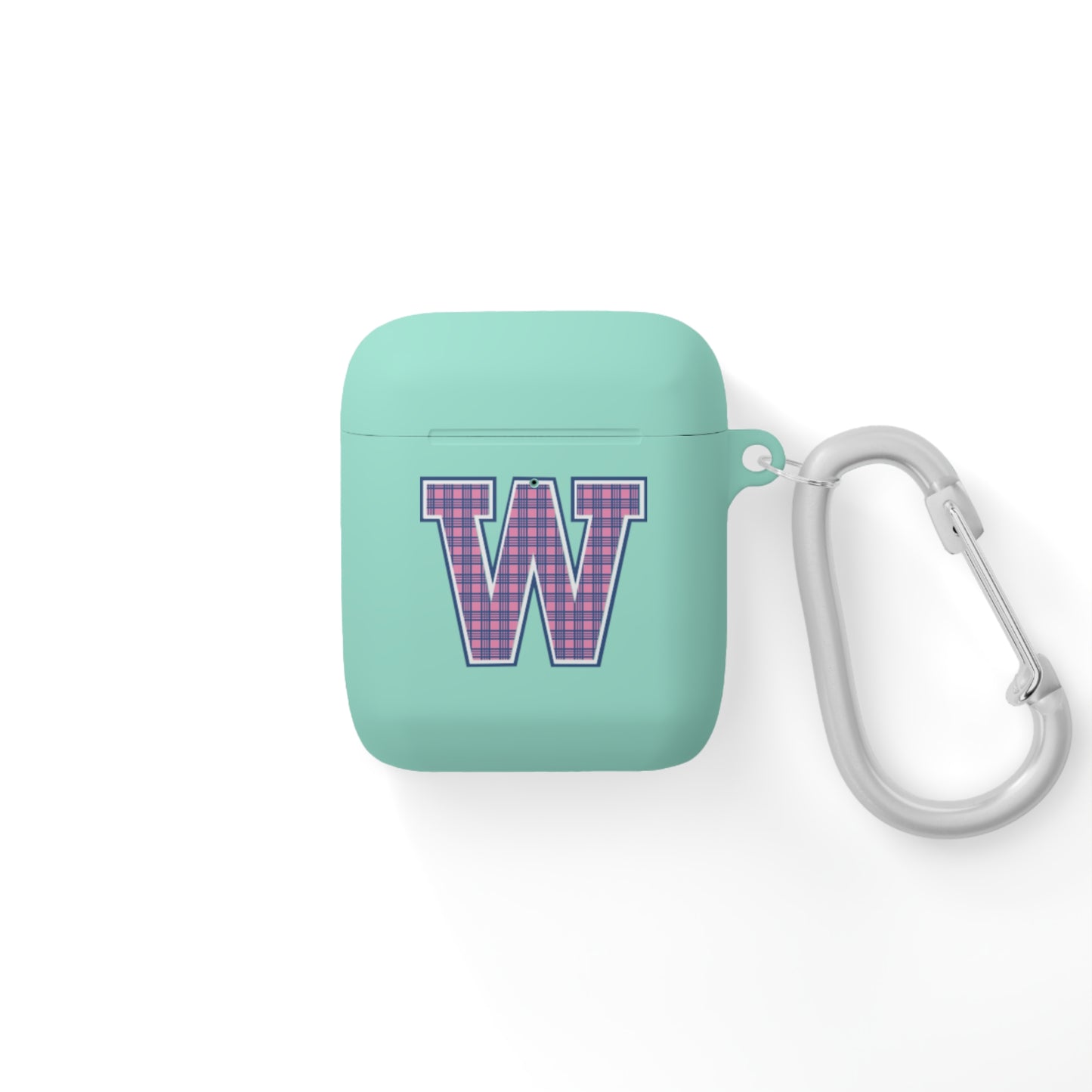 Preppy Letter W AirPods Case Cover