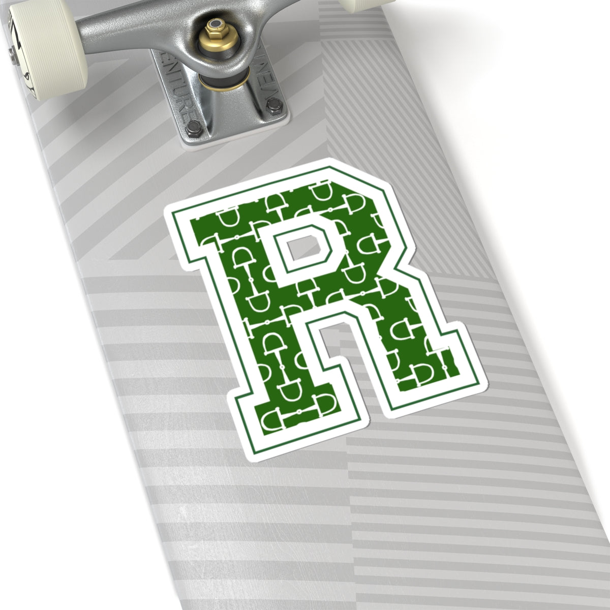 Equestrian Letter R Kiss Cut Sticker