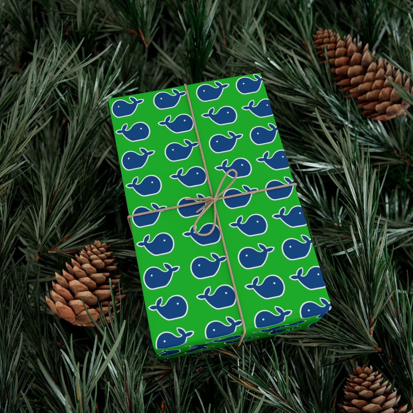 Whale Pattern Gift Wrap