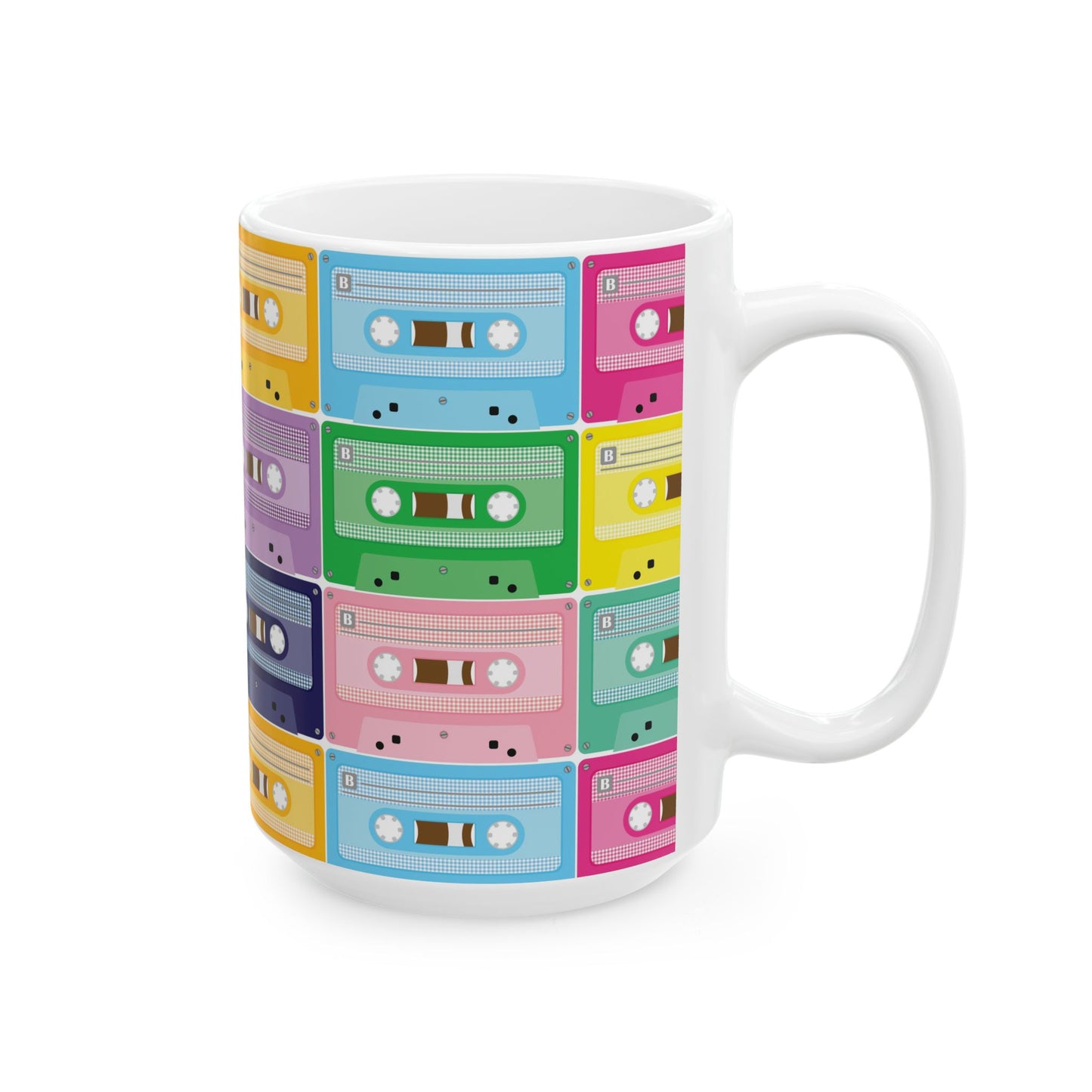 Cassette Tapes Ceramic Mug
