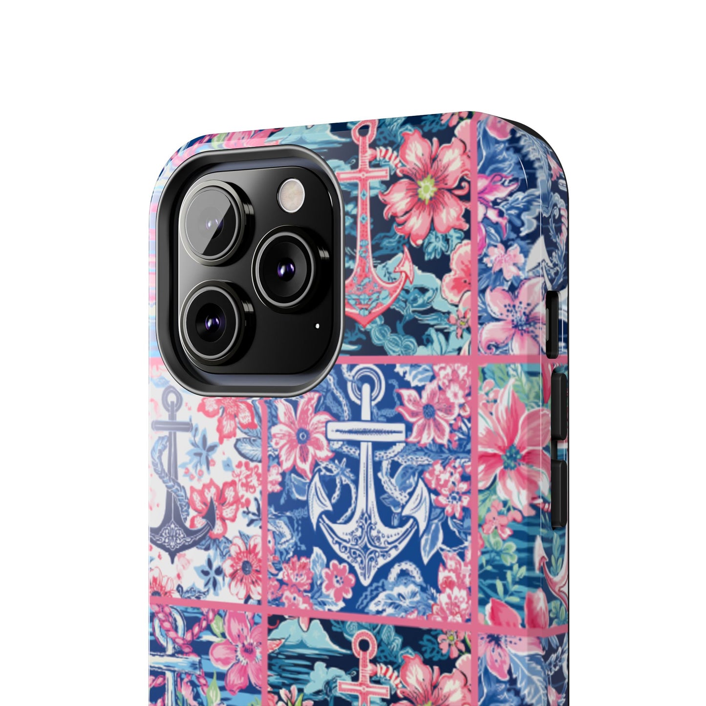 Floral Anchors Tough Phone Case