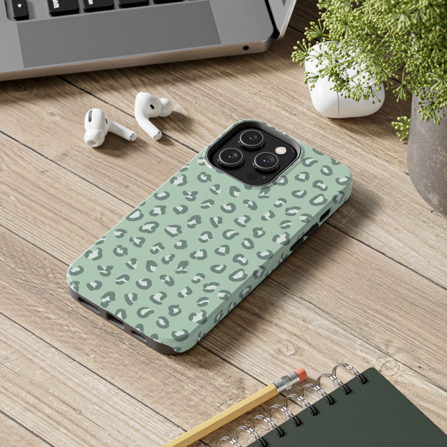 Pastel Leopard Tough Phone Case