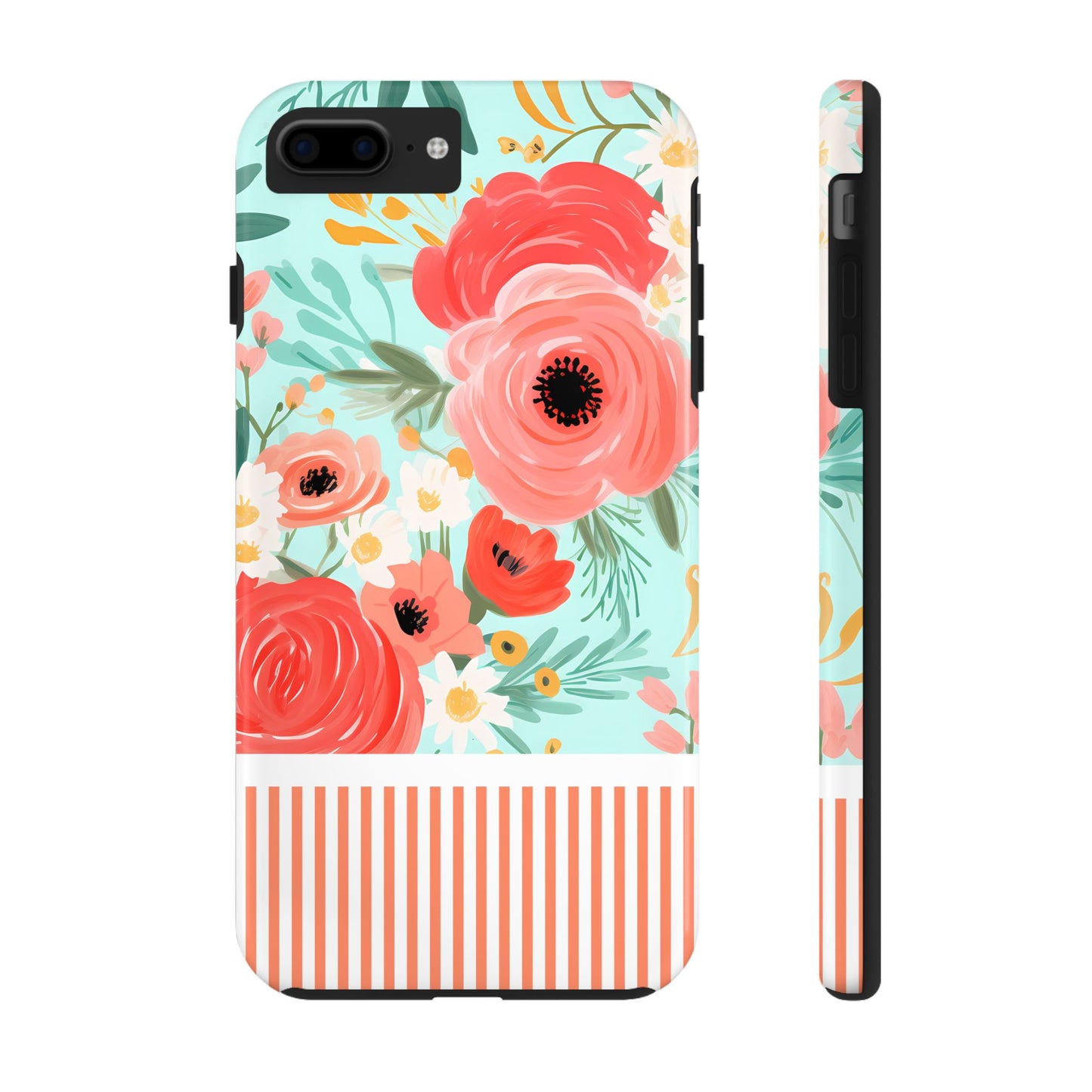 Coral FloralTough Phone Case