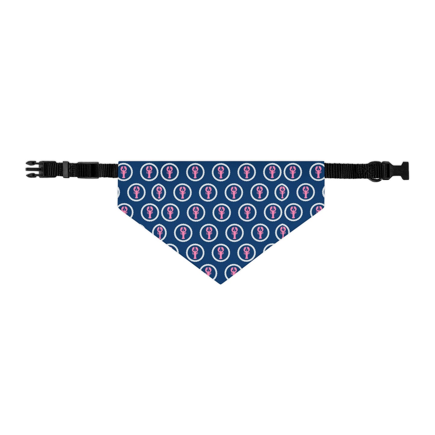 Preppy Lobster Pet Bandana Collar