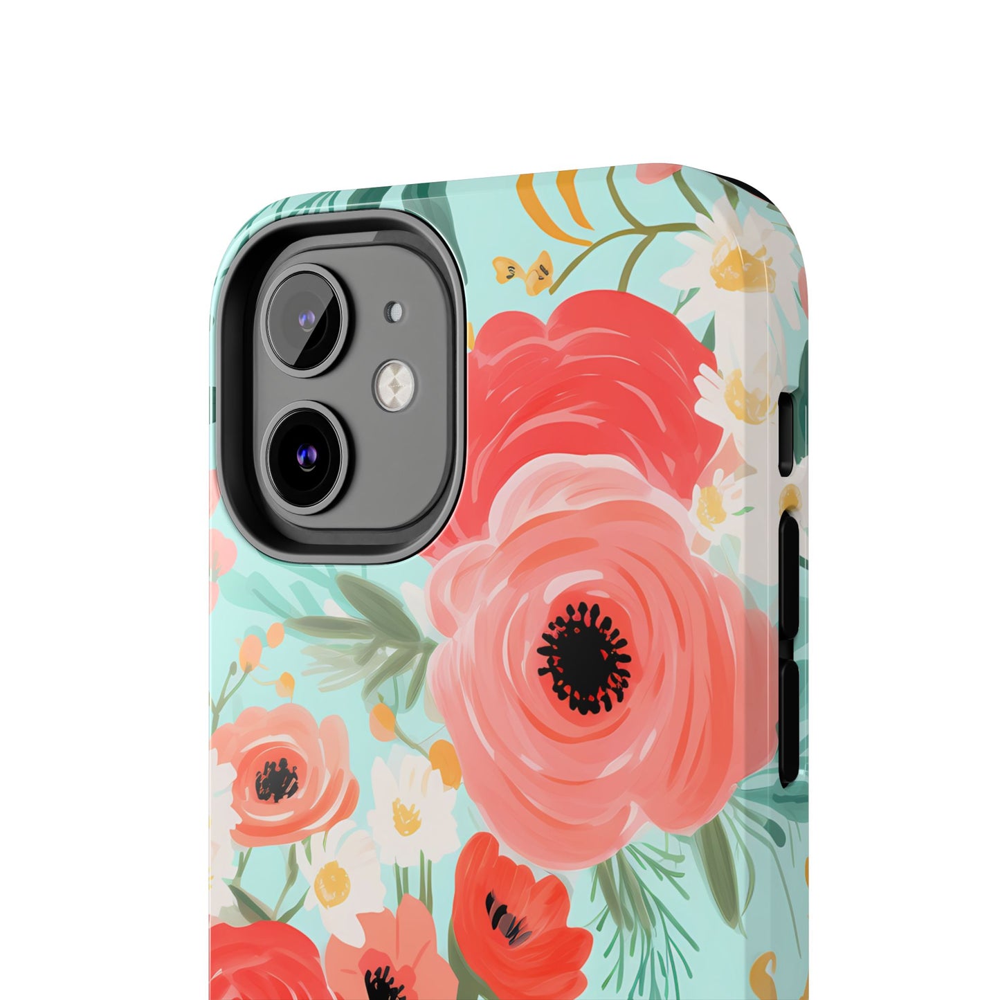 Coral FloralTough Phone Case