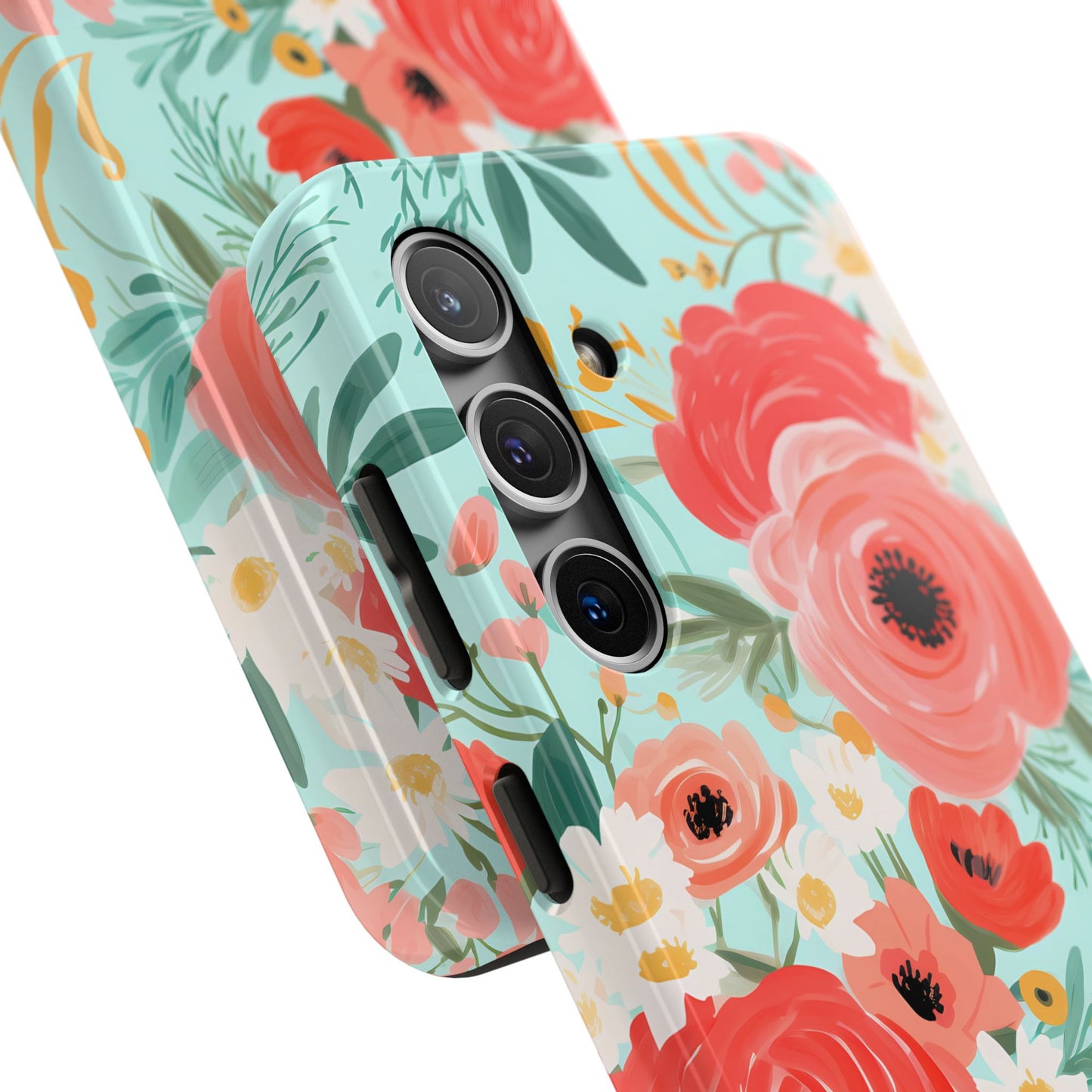 Coral FloralTough Phone Case