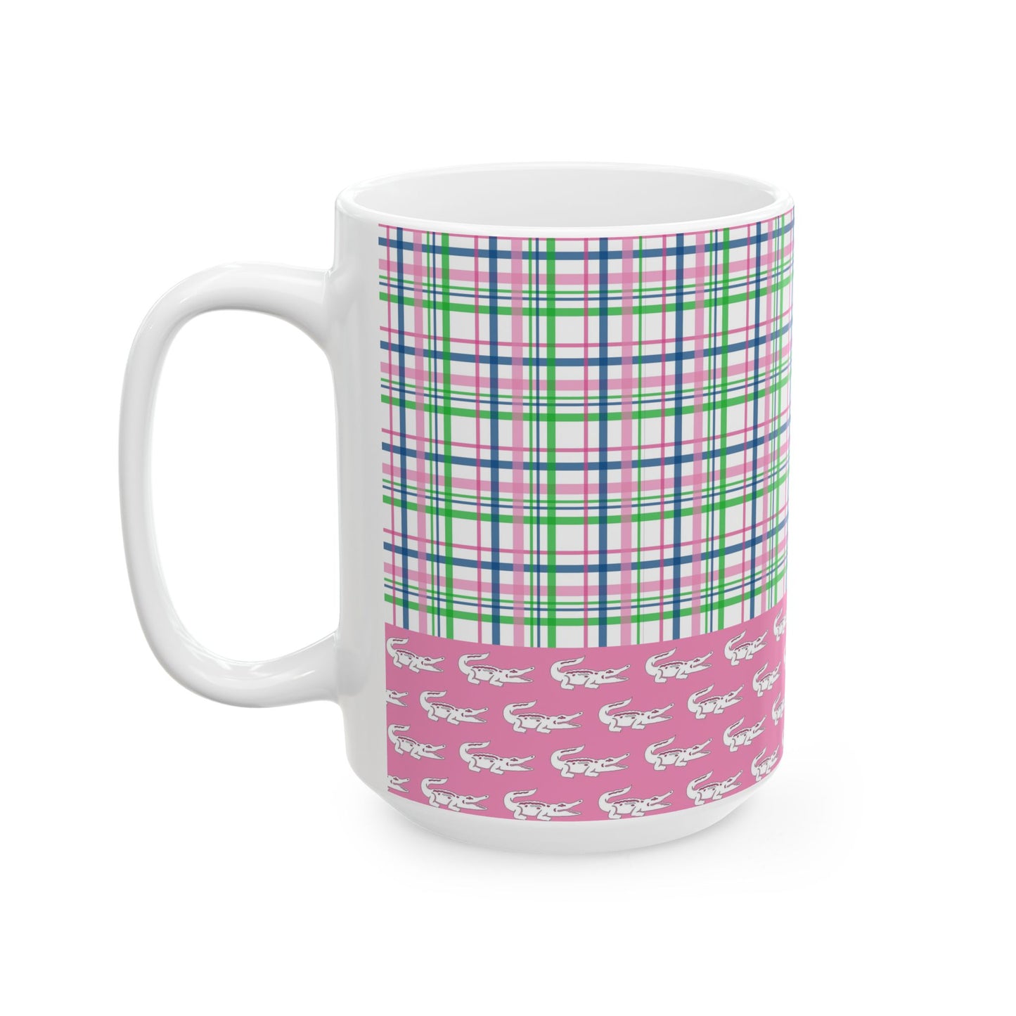 Gator Plaid Ceramic Mug