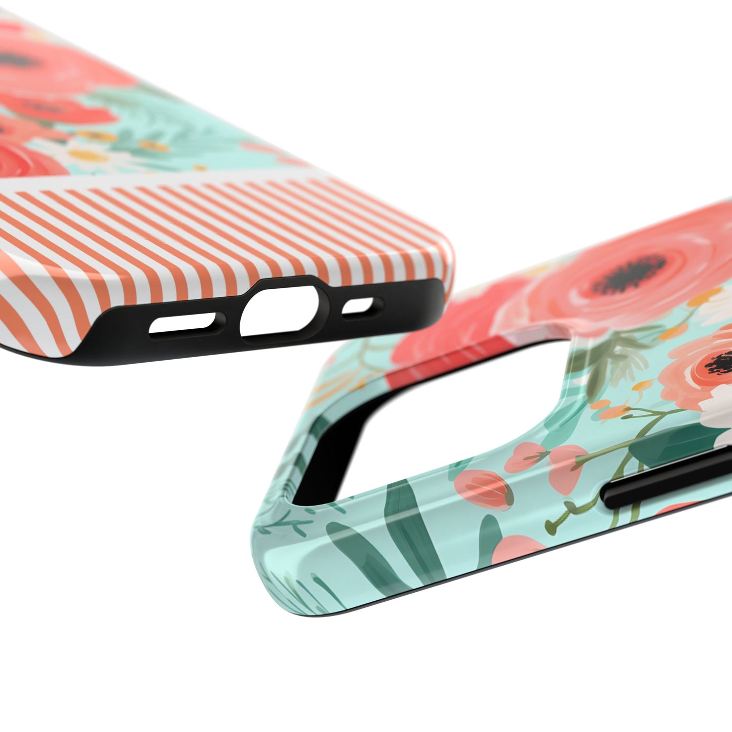 Coral FloralTough Phone Case