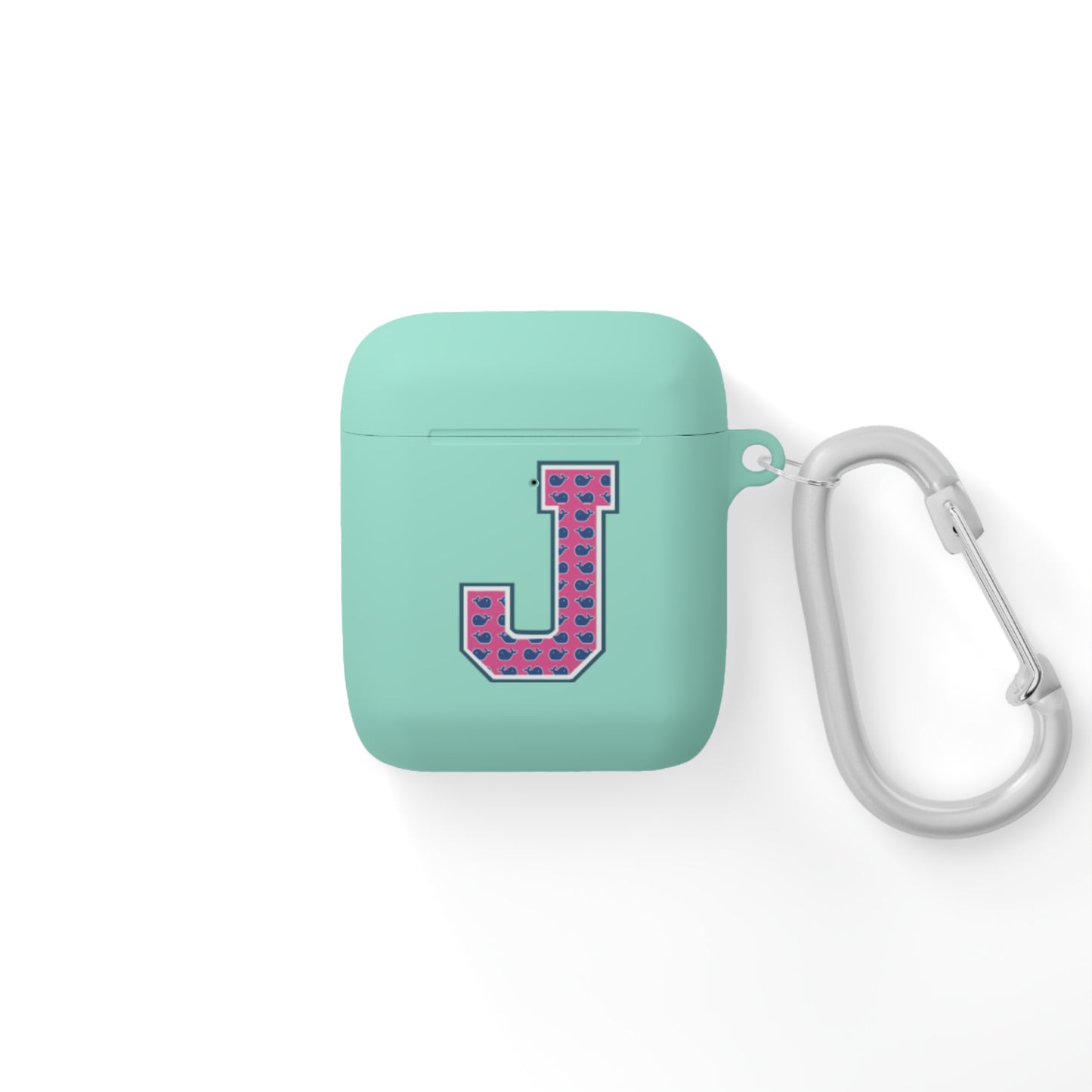 Preppy Letter J AirPods Case Cover