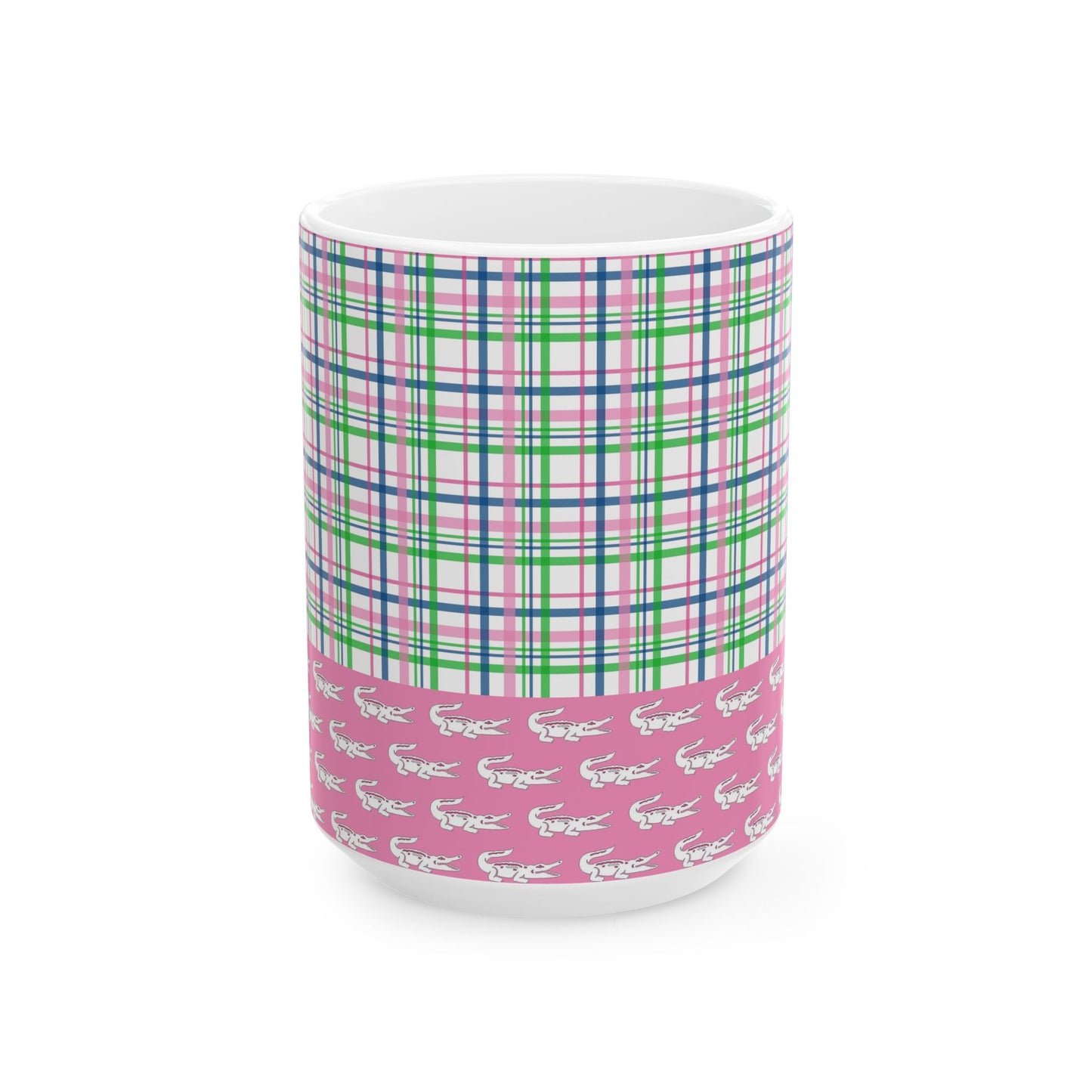 Gator Plaid Ceramic Mug