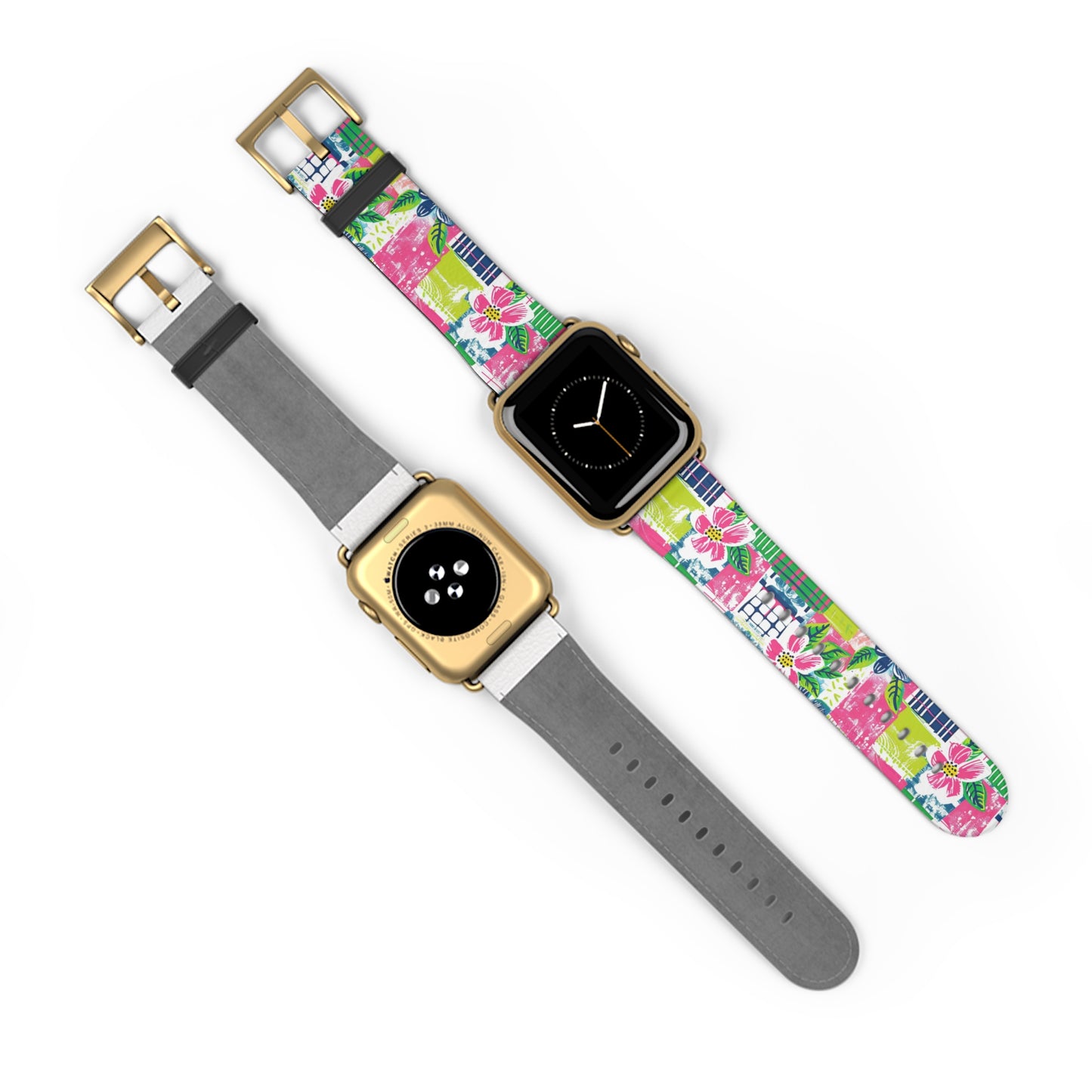 Tropical Madras Watch Band
