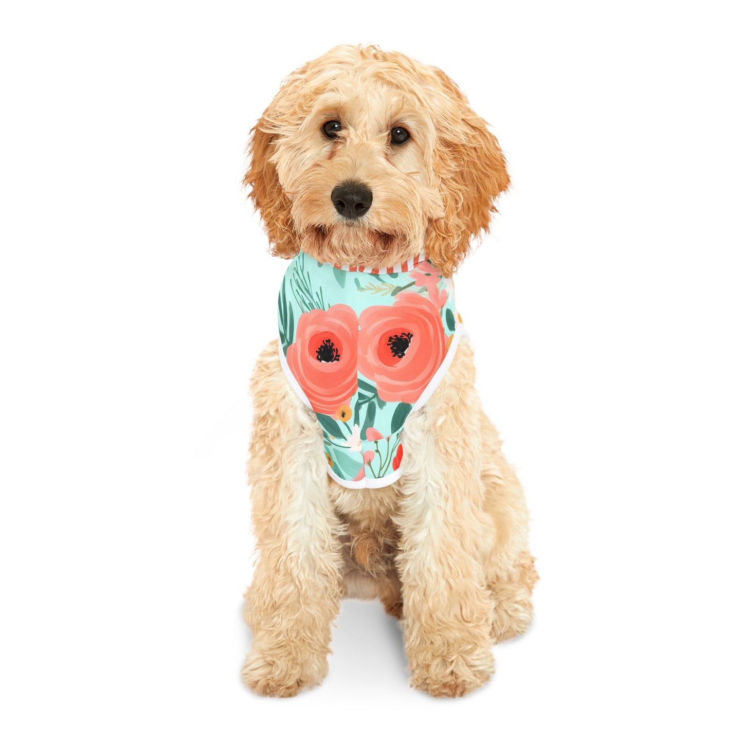 Coral Floral Pet Hoodie