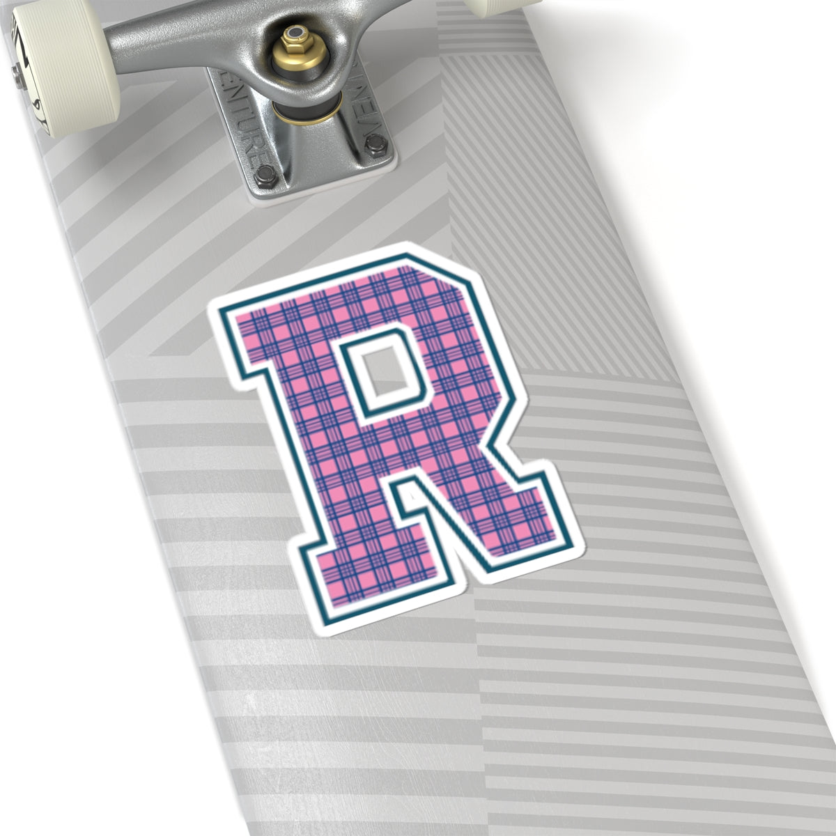Preppy Letter R Kiss Cut Sticker