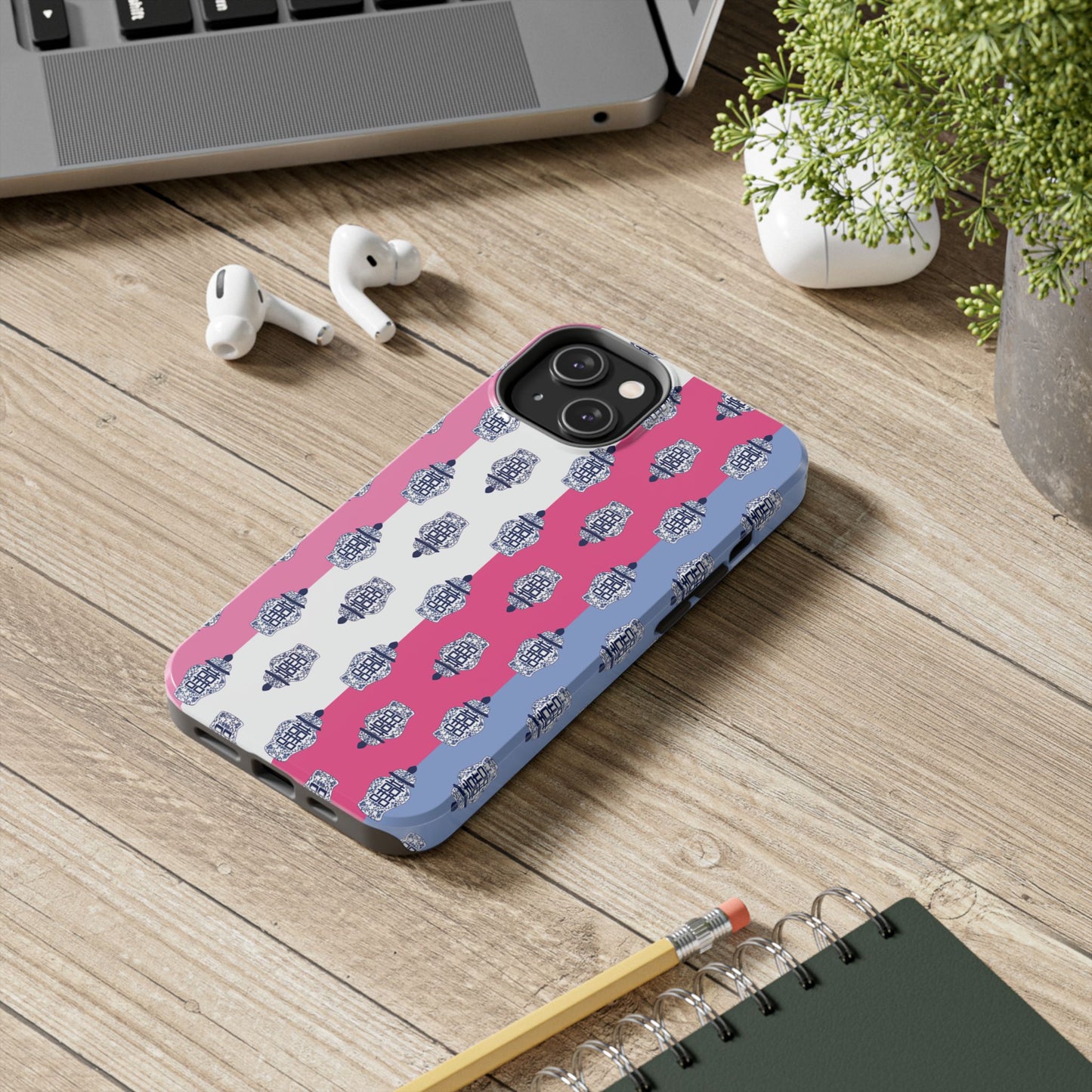 Ginger Jar Stripe Tough Phone Case