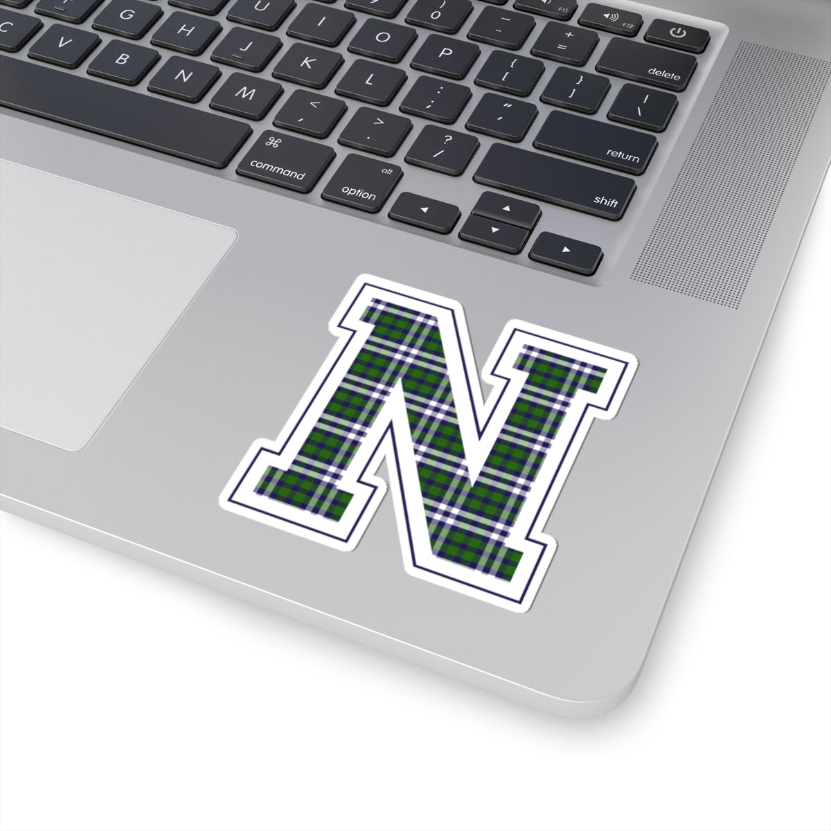 Equestrian Letter N Kiss Cut Sticker