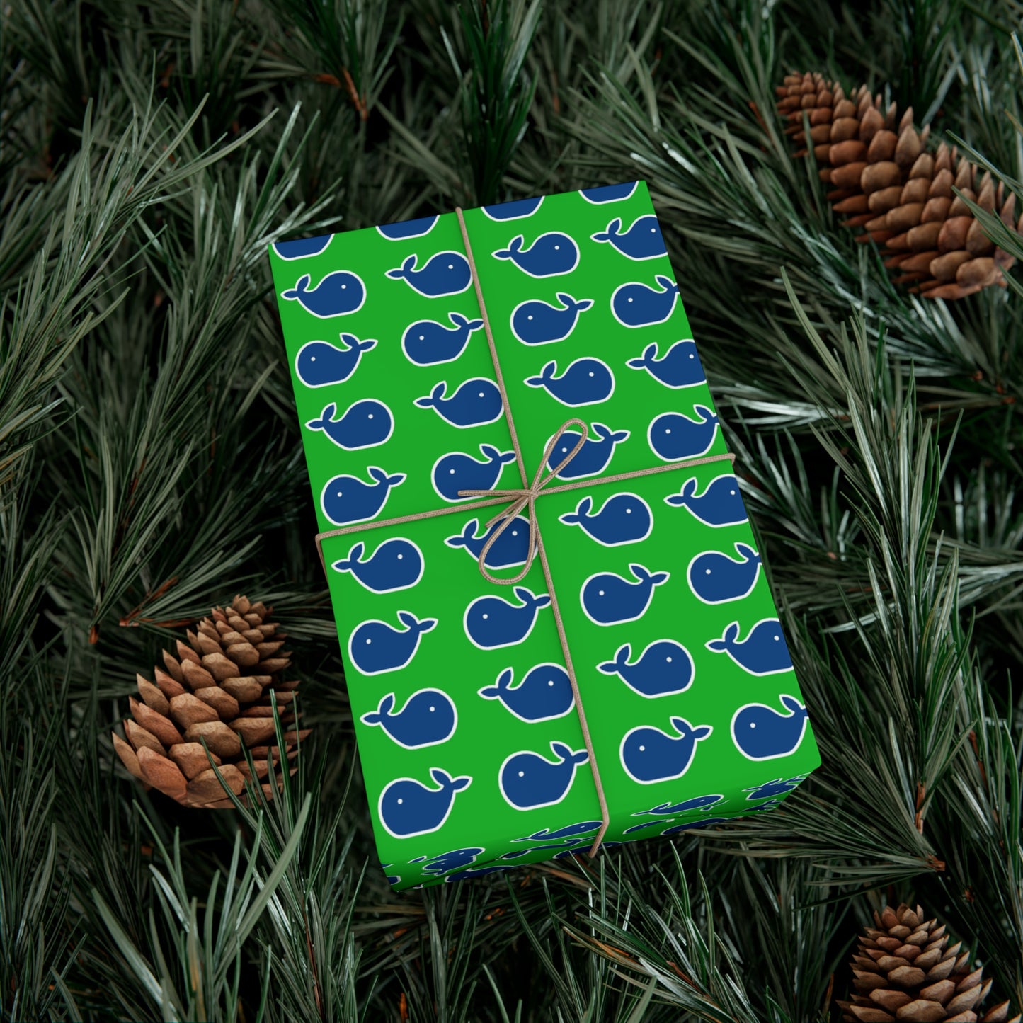 Whale Pattern Gift Wrap