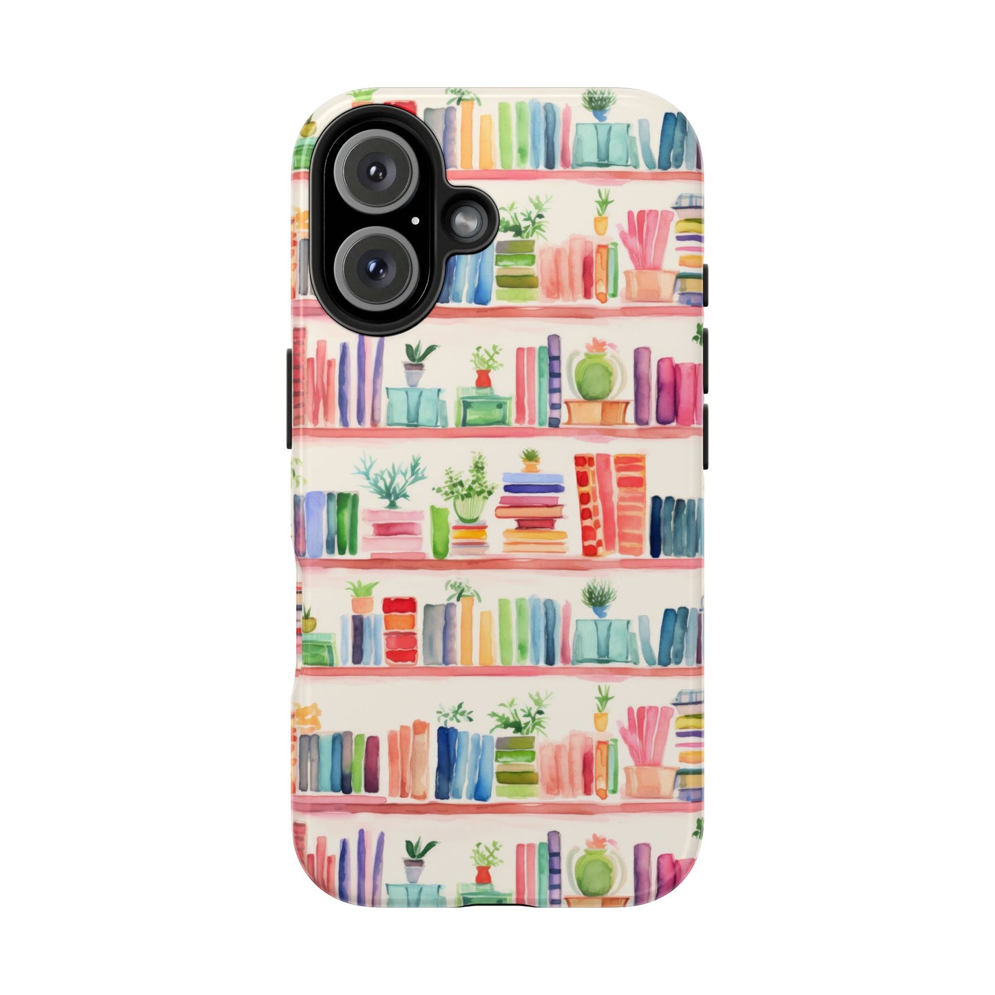 Colorful Bookshelf Tough Phone Cases
