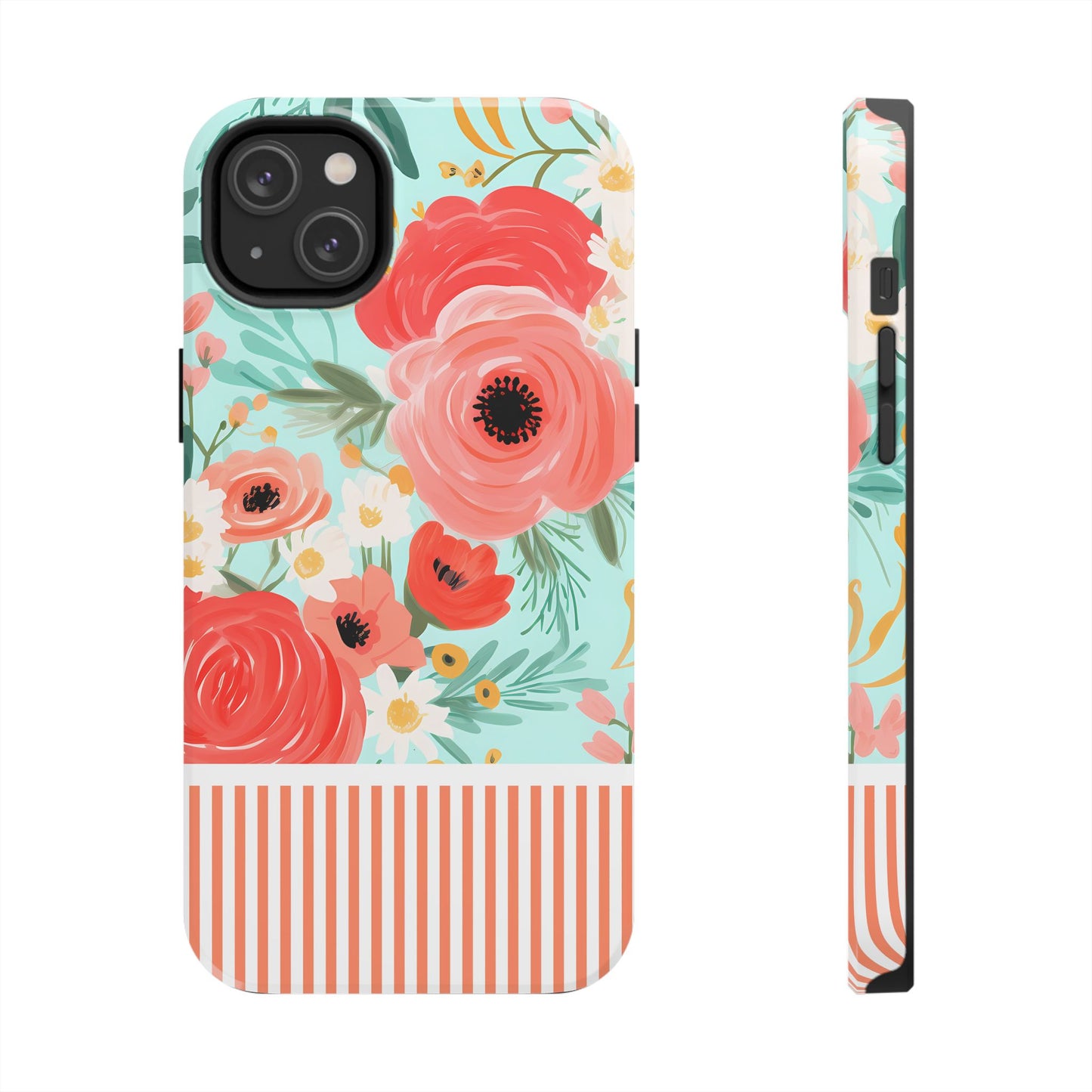 Coral FloralTough Phone Case