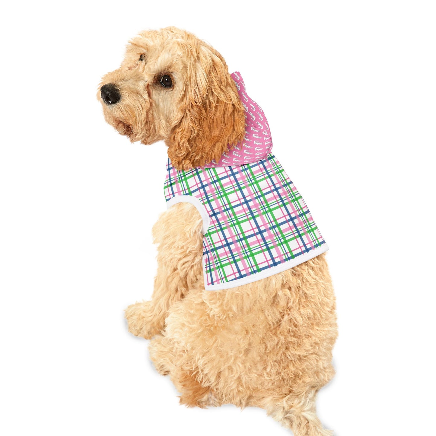 Gator Plaid Pet Hoodie