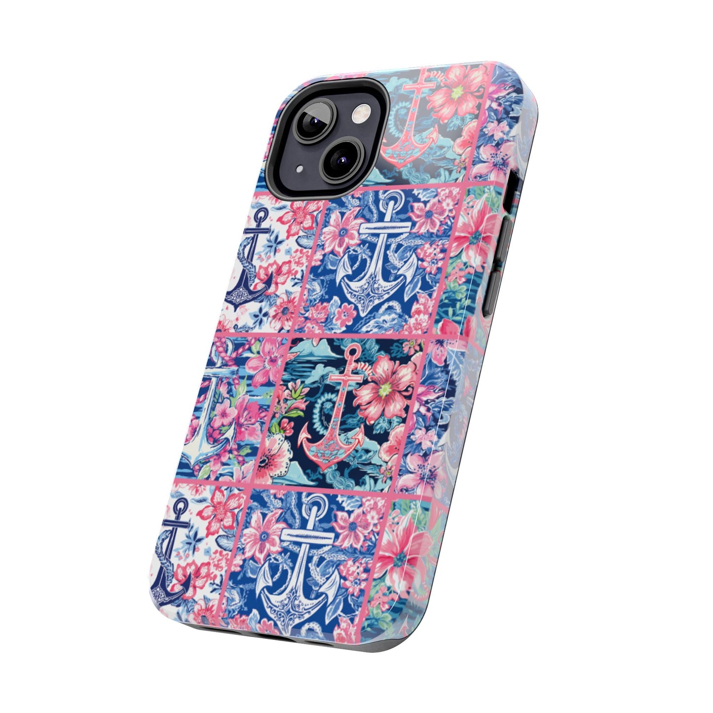 Floral Anchors Tough Phone Case