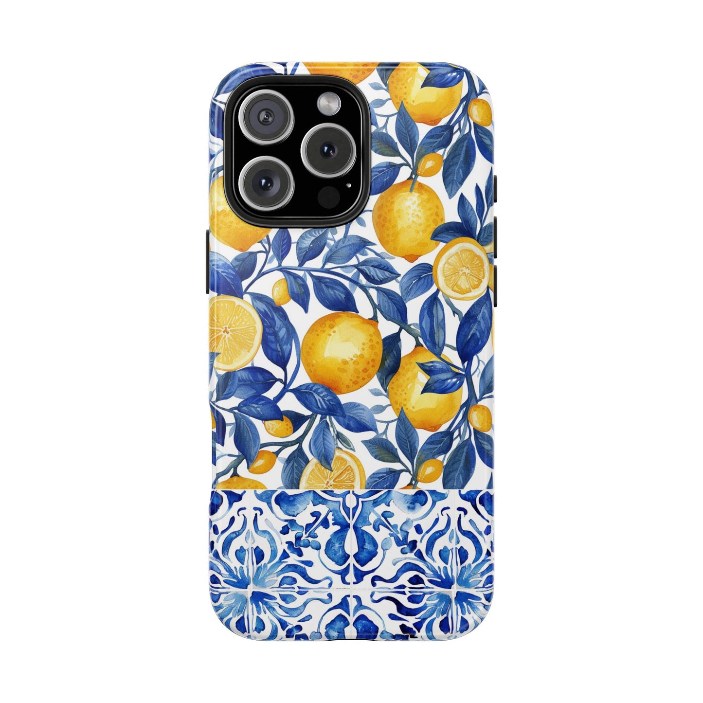 Lemons & Tiles Tough Phone Case