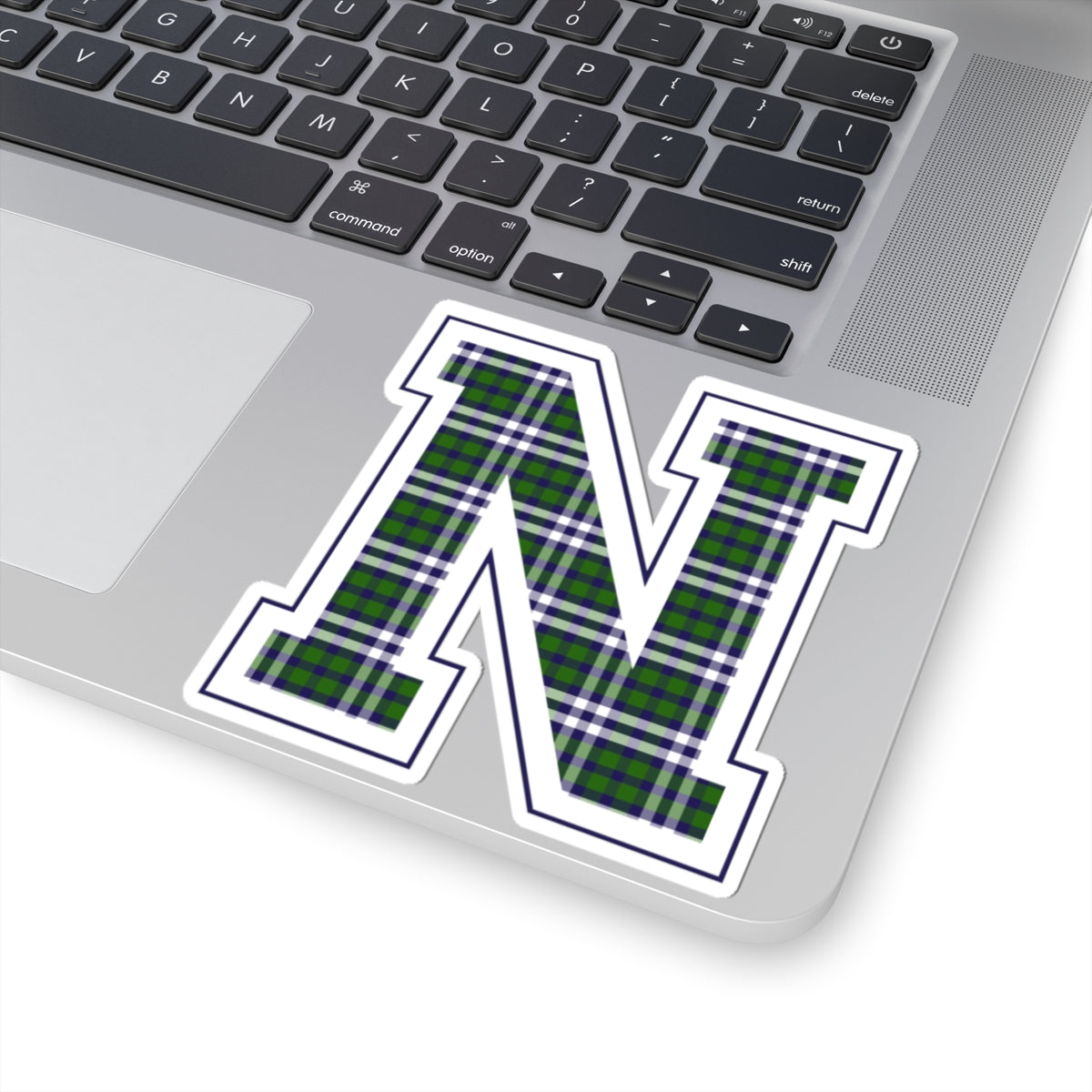 Equestrian Letter N Kiss Cut Sticker