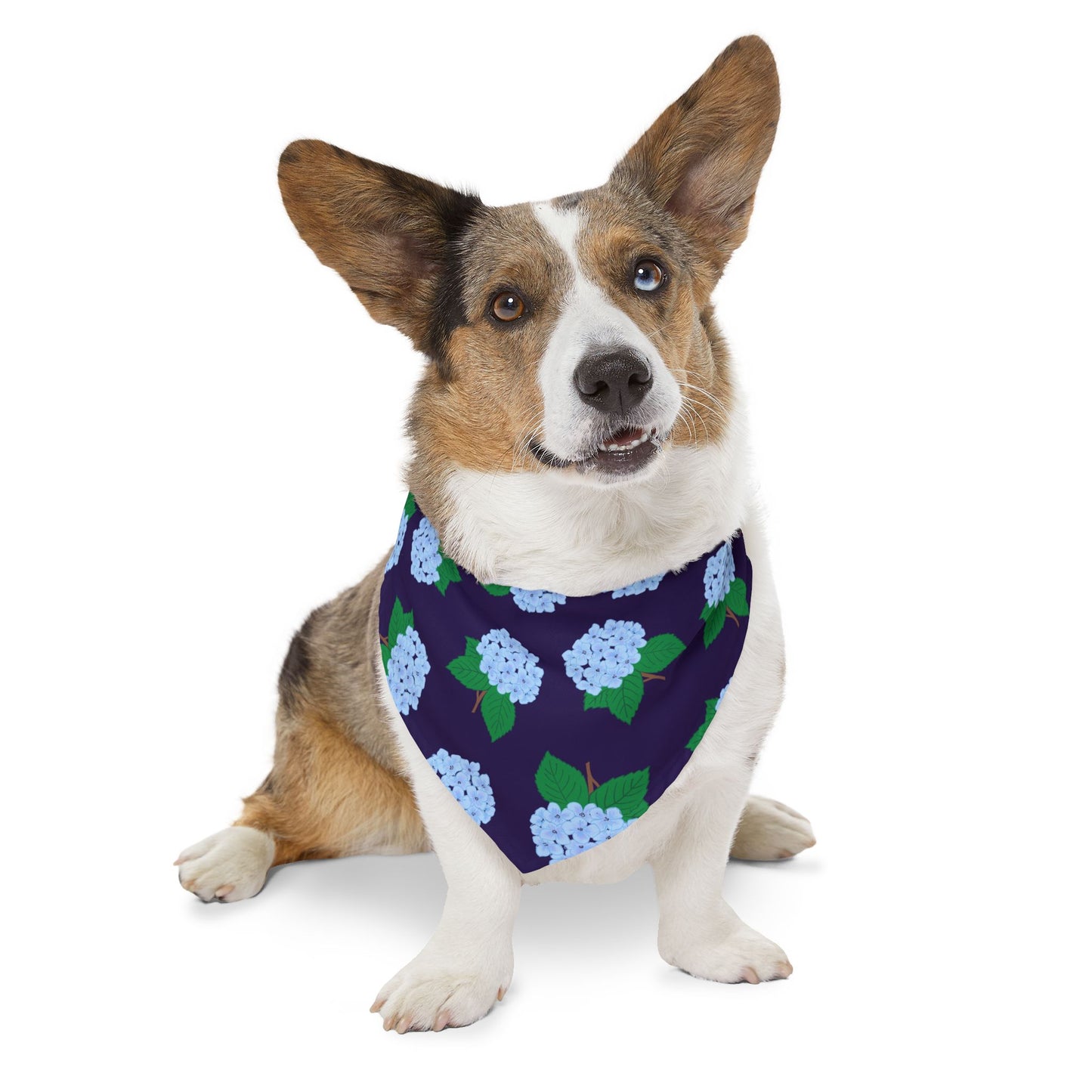 Hydrangea Pet Bandana Collar