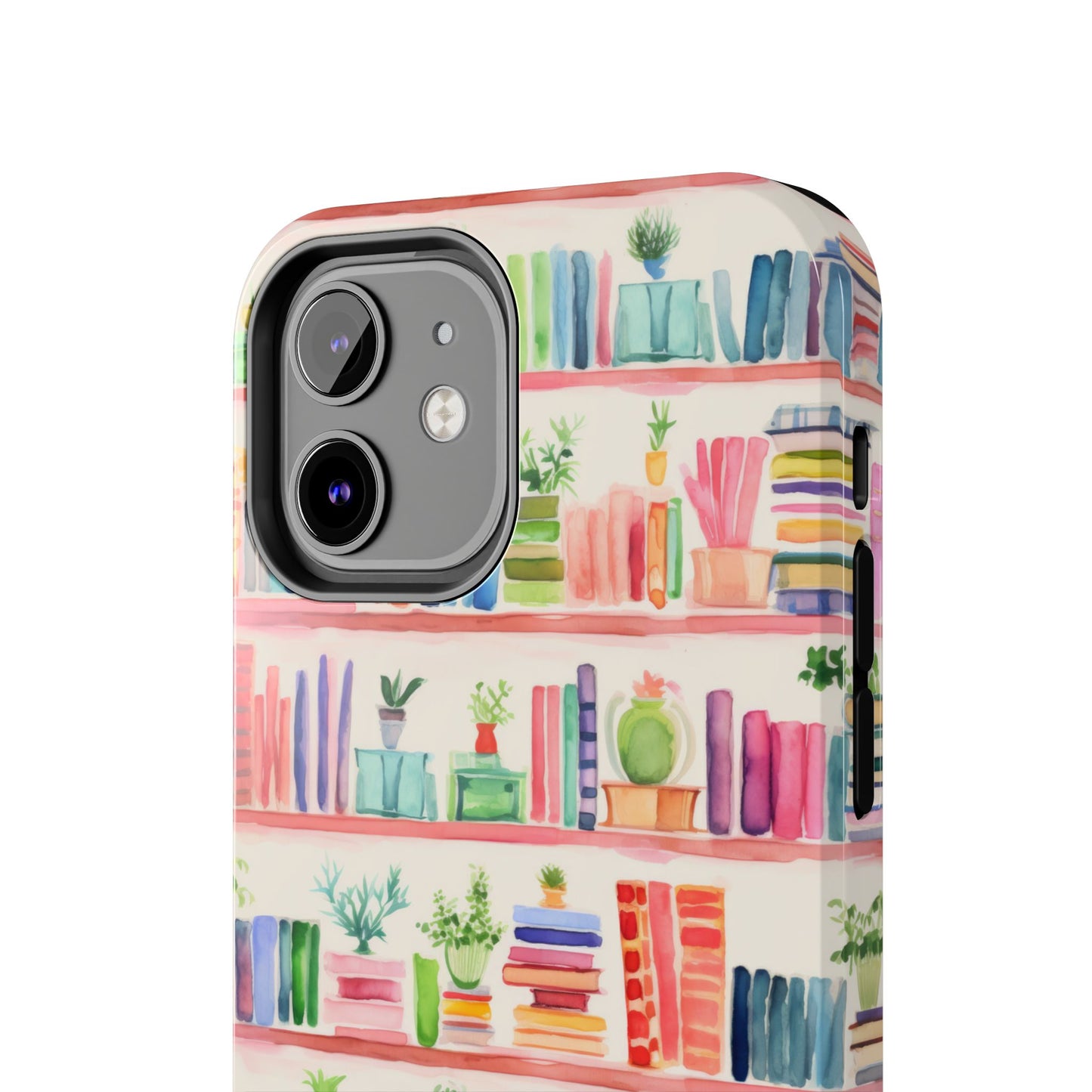Colorful Bookshelf Tough Phone Cases