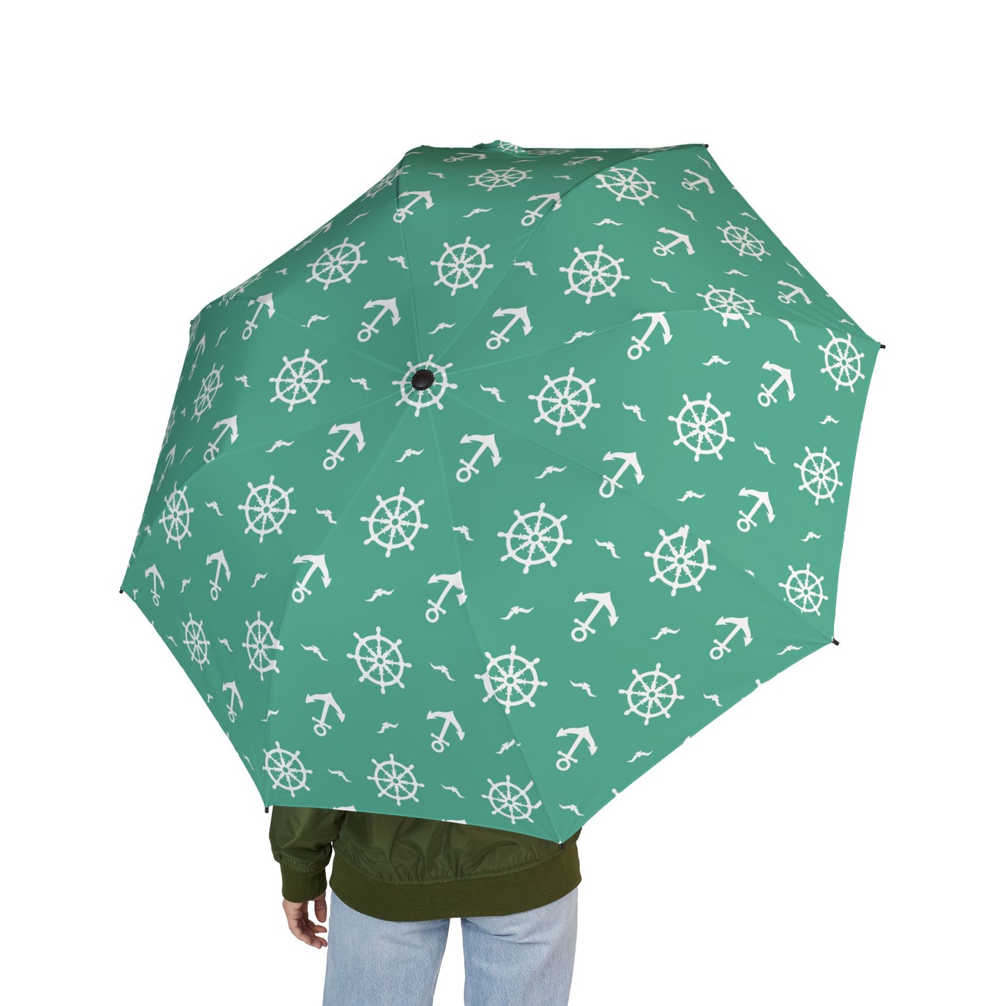 Anchors Semi-Automatic Foldable Umbrella