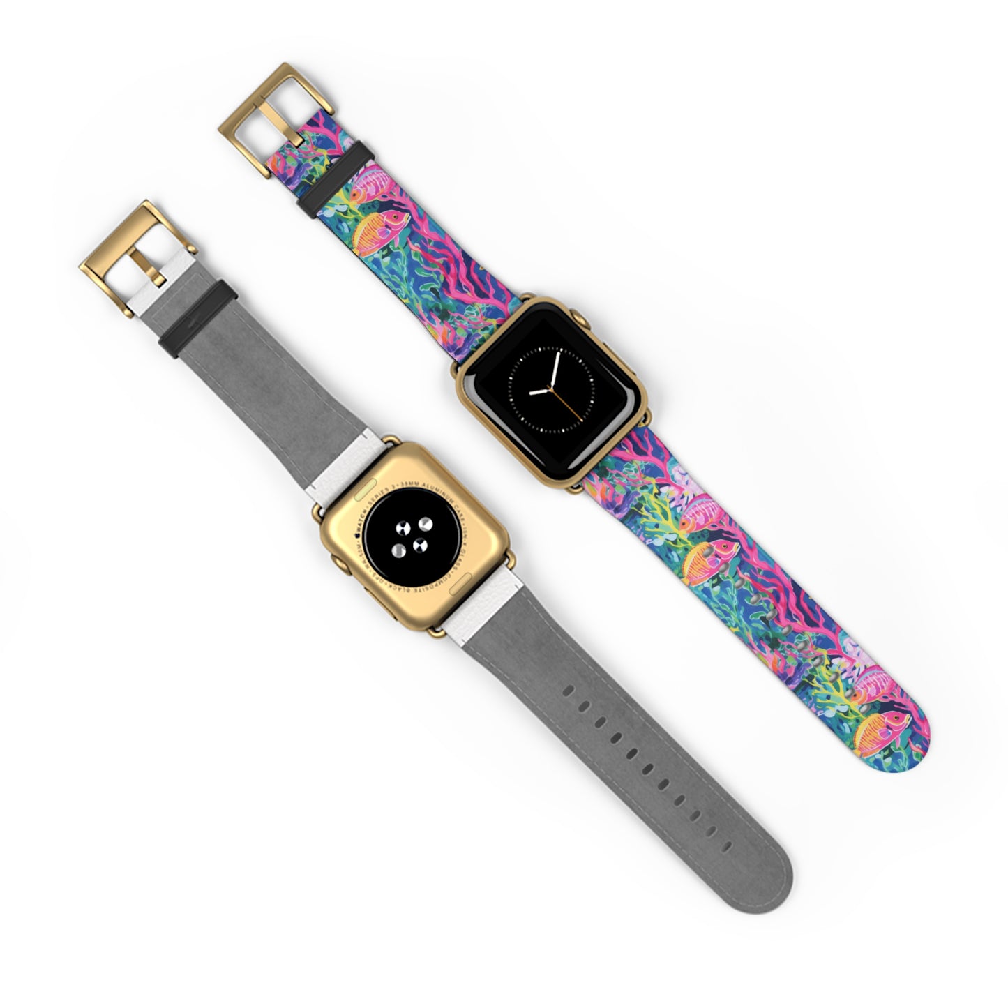 Watercolor Fish Watch Band